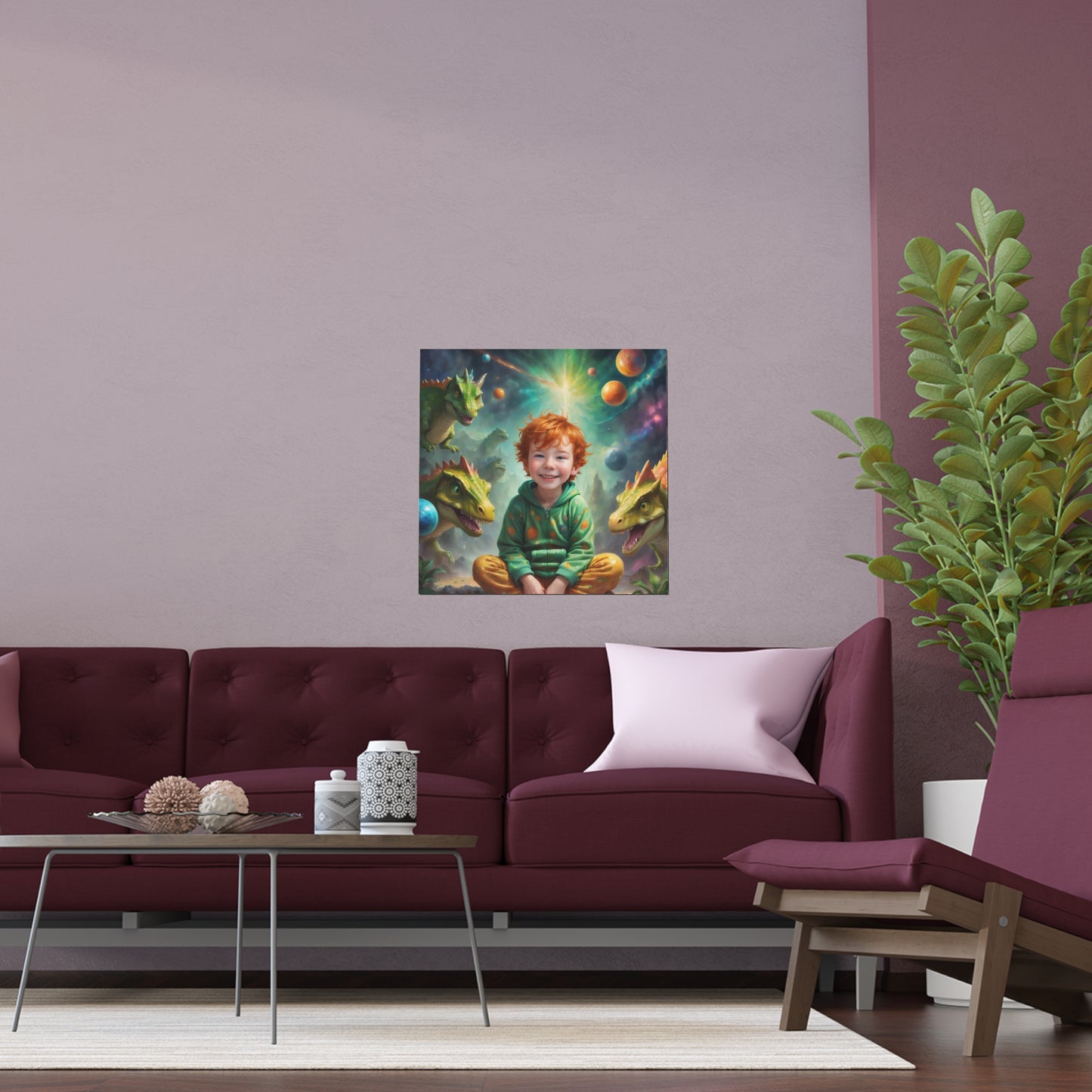 Indoor and Outdoor Silk Posters (Square 38)