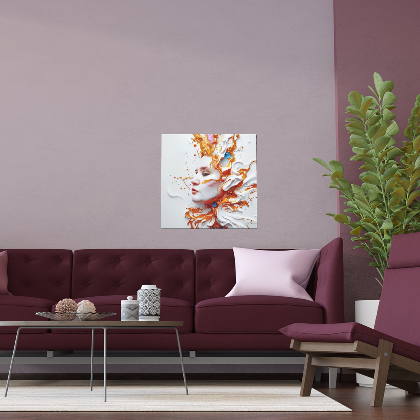 Indoor and Outdoor Silk Posters (Square 37)