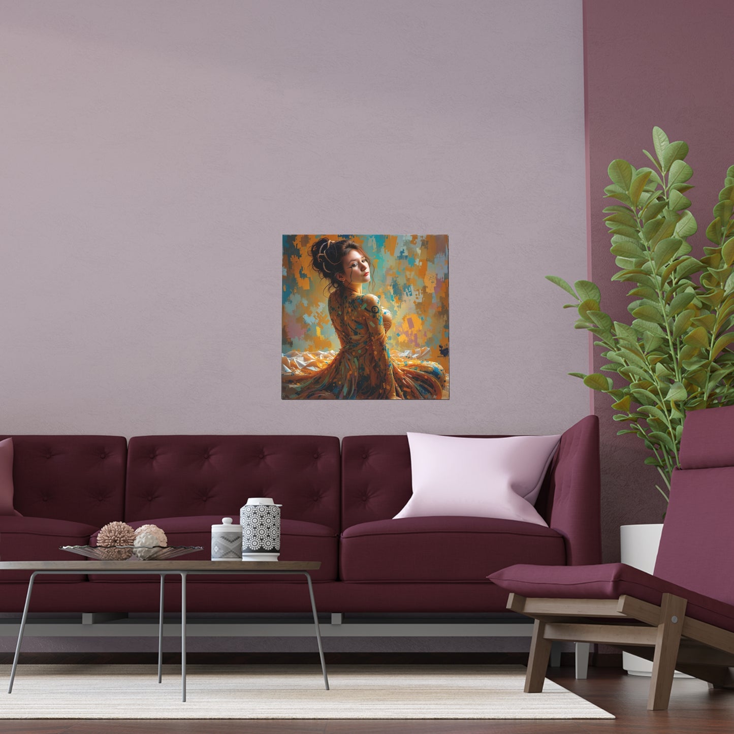 Indoor and Outdoor Silk Posters (Square 39)