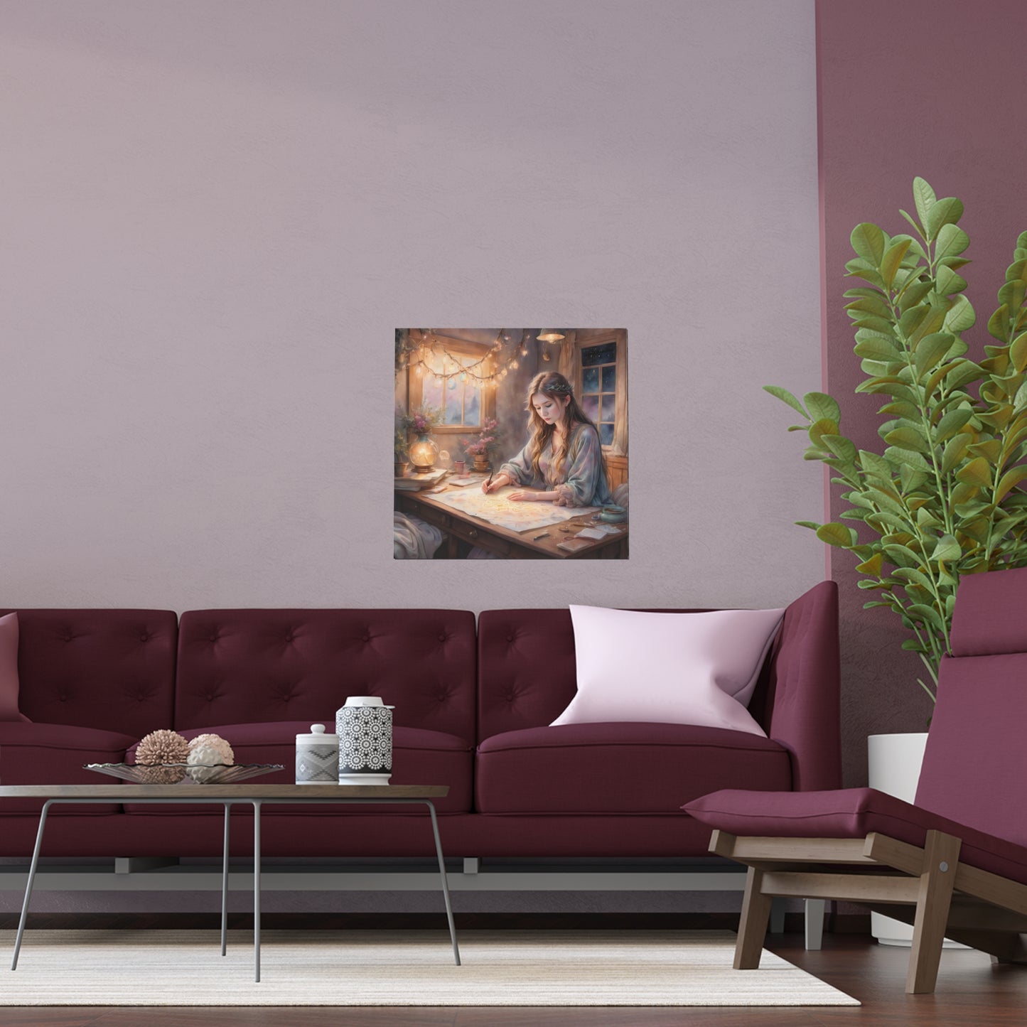 Indoor and Outdoor Silk Posters (Square 43)