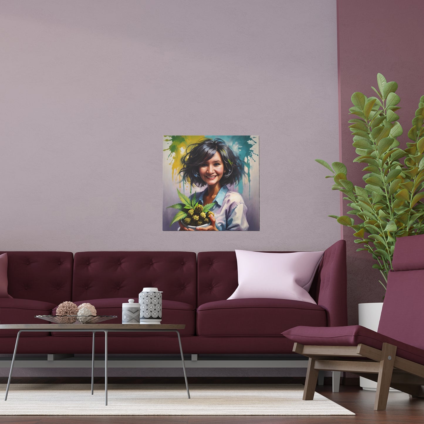 Indoor and Outdoor Silk Posters (Square 35)