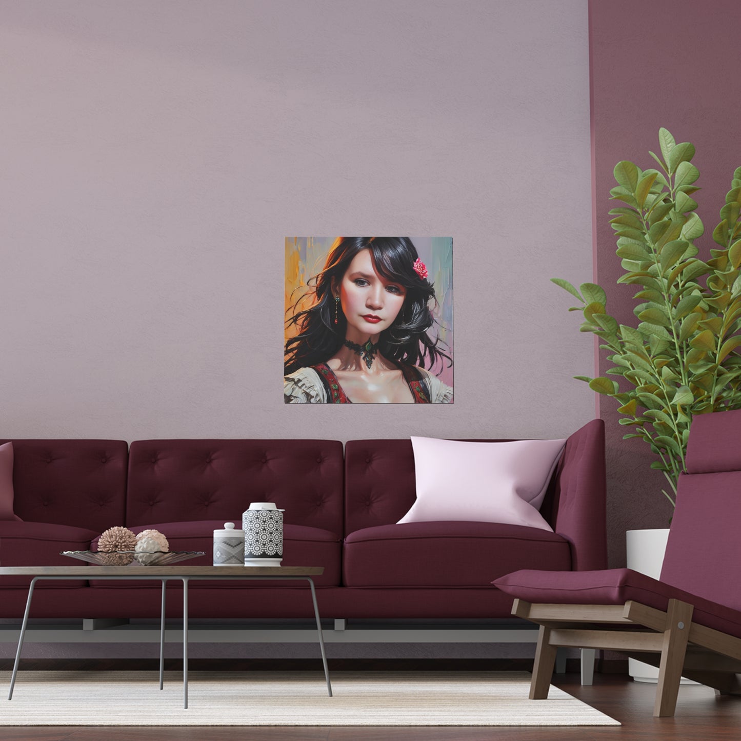 Indoor and Outdoor Silk Posters (Square 45)