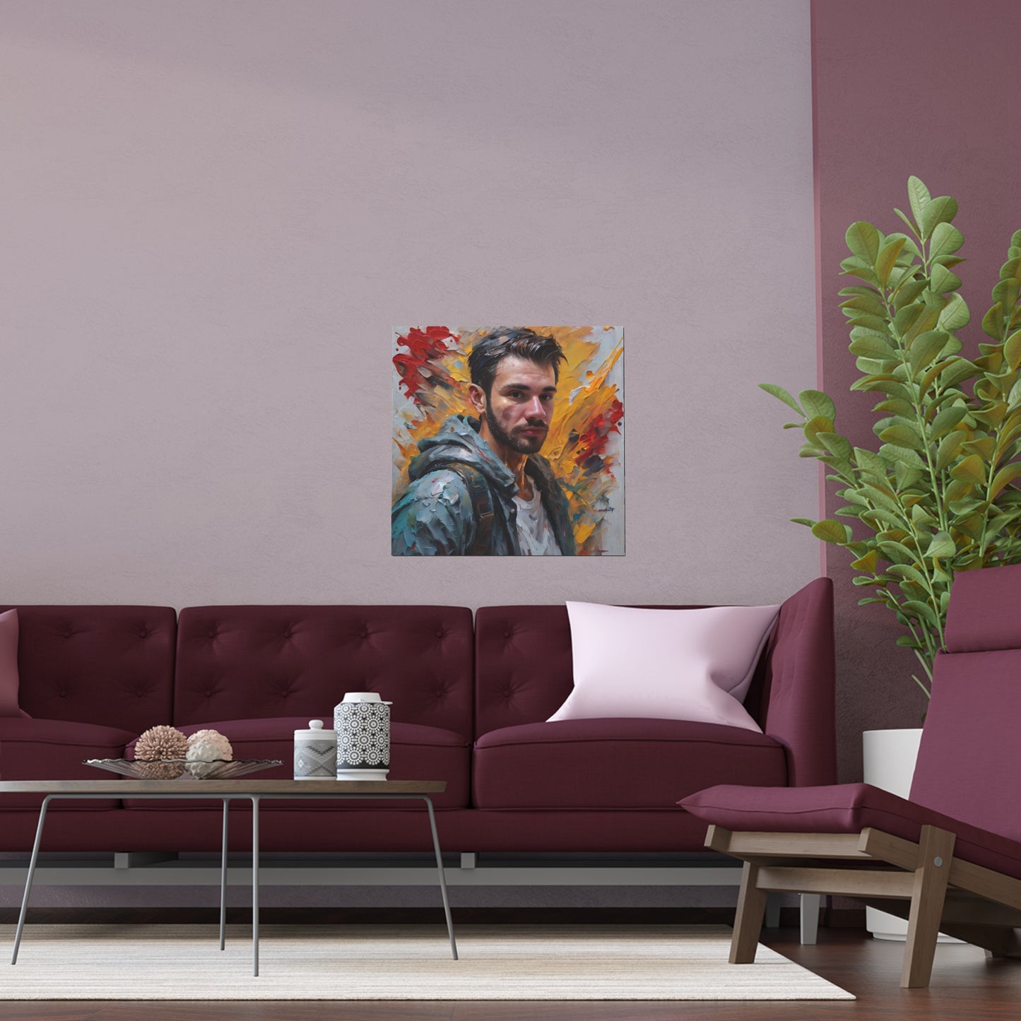 Indoor and Outdoor Silk Posters (Square 34)
