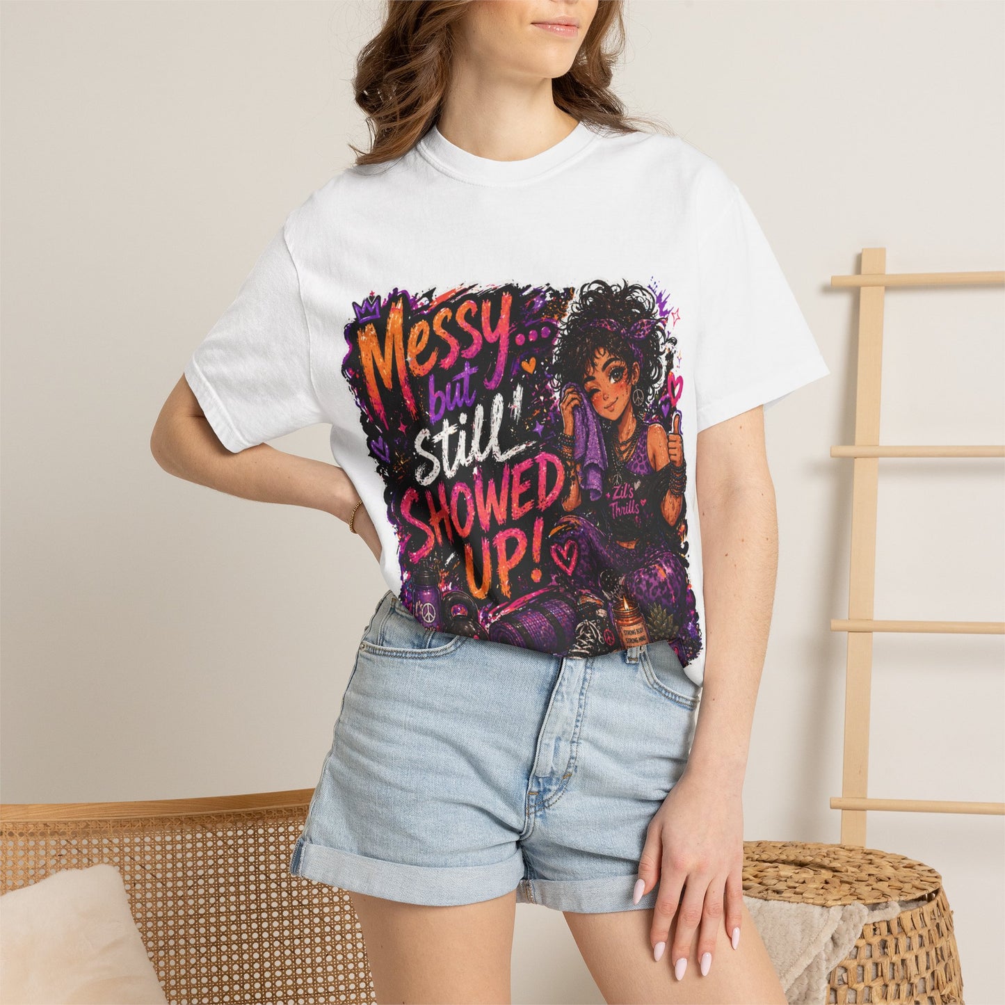 Messy Showed Up Tee