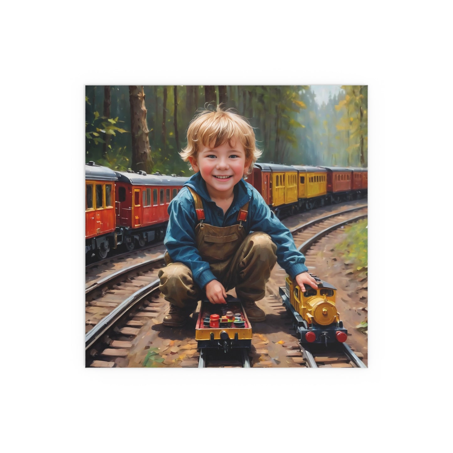 Indoor and Outdoor Silk Posters (Square 42)