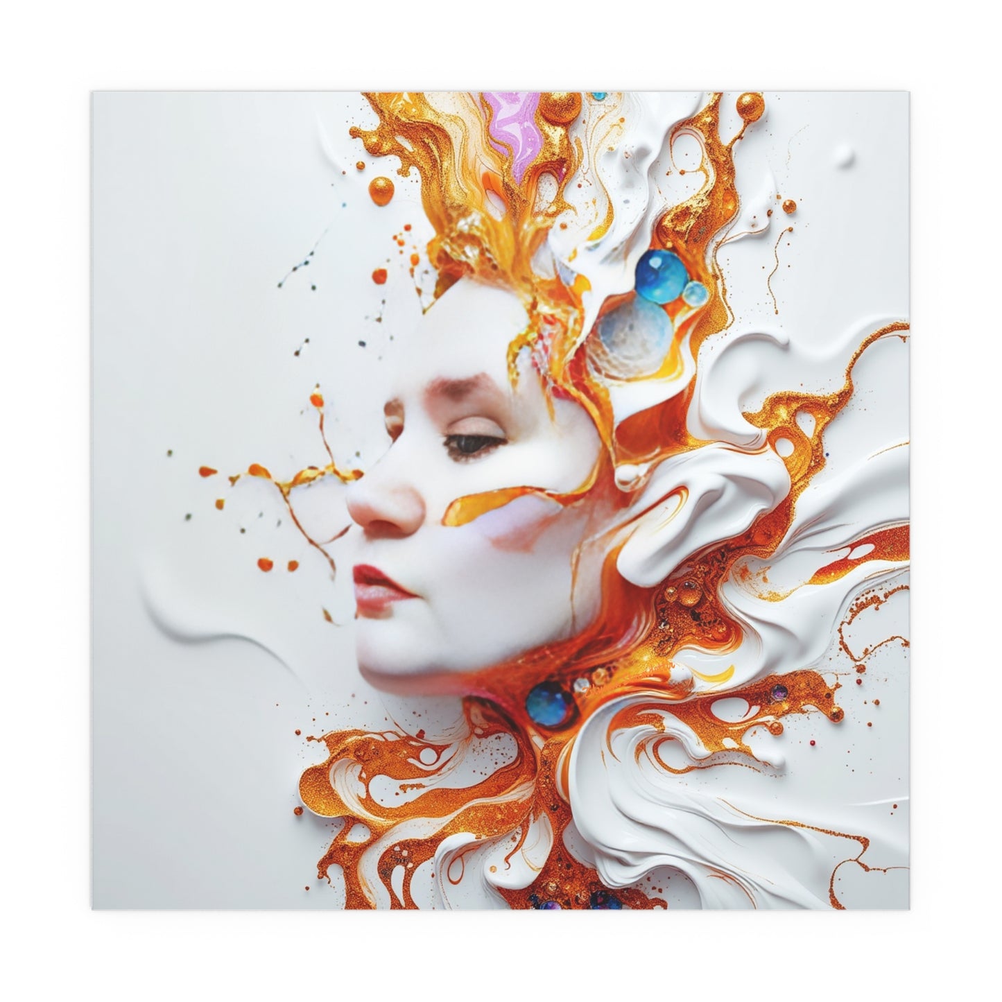 Indoor and Outdoor Silk Posters (Square 37)