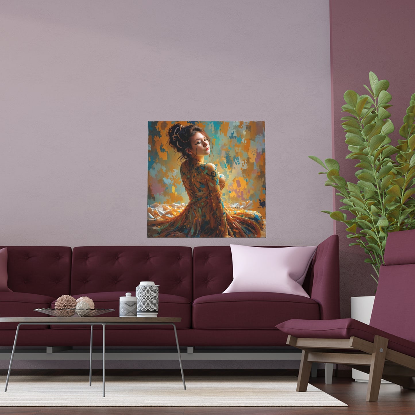 Indoor and Outdoor Silk Posters (Square 39)
