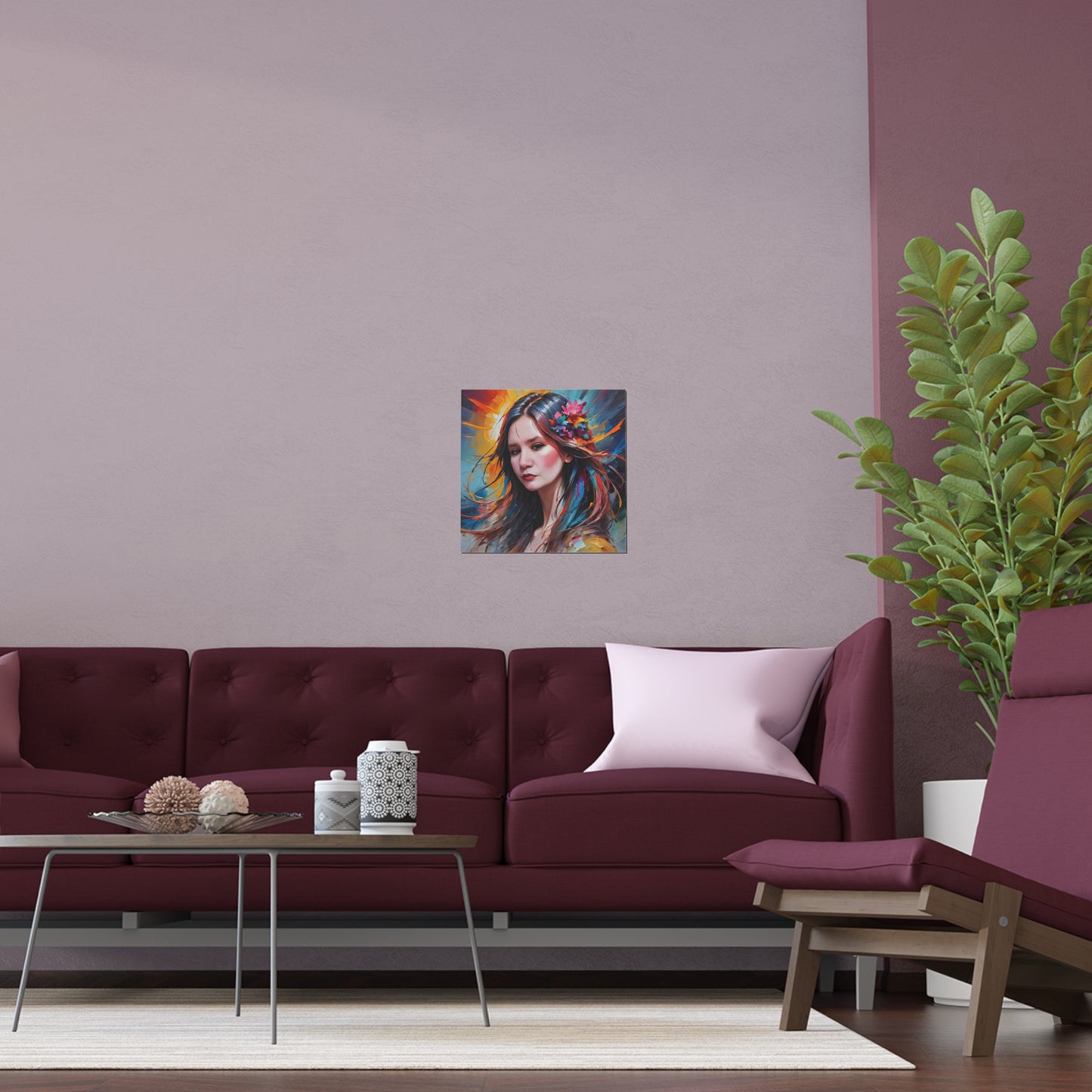 Indoor and Outdoor Silk Posters (Square 47)