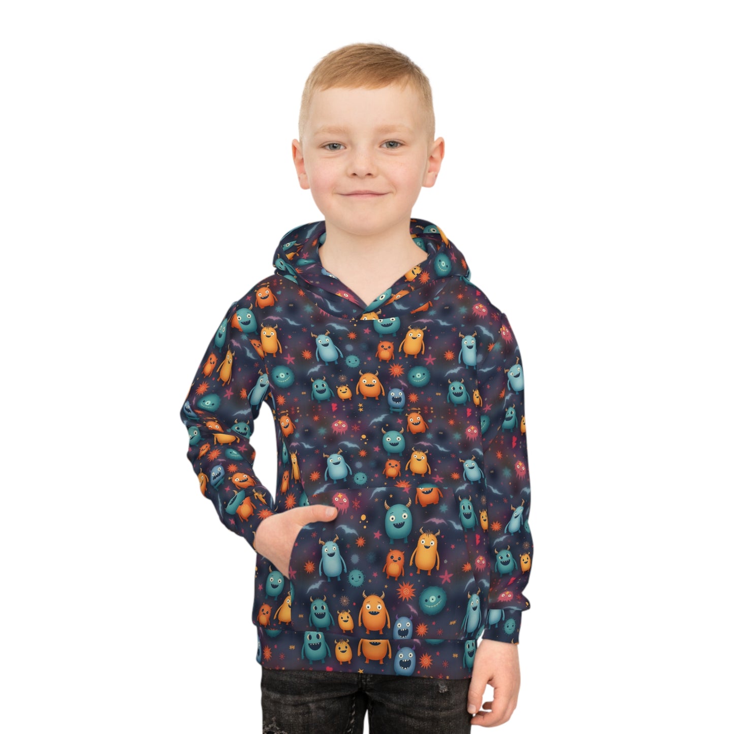Midnight Monster Mischief Youth Hoodie
