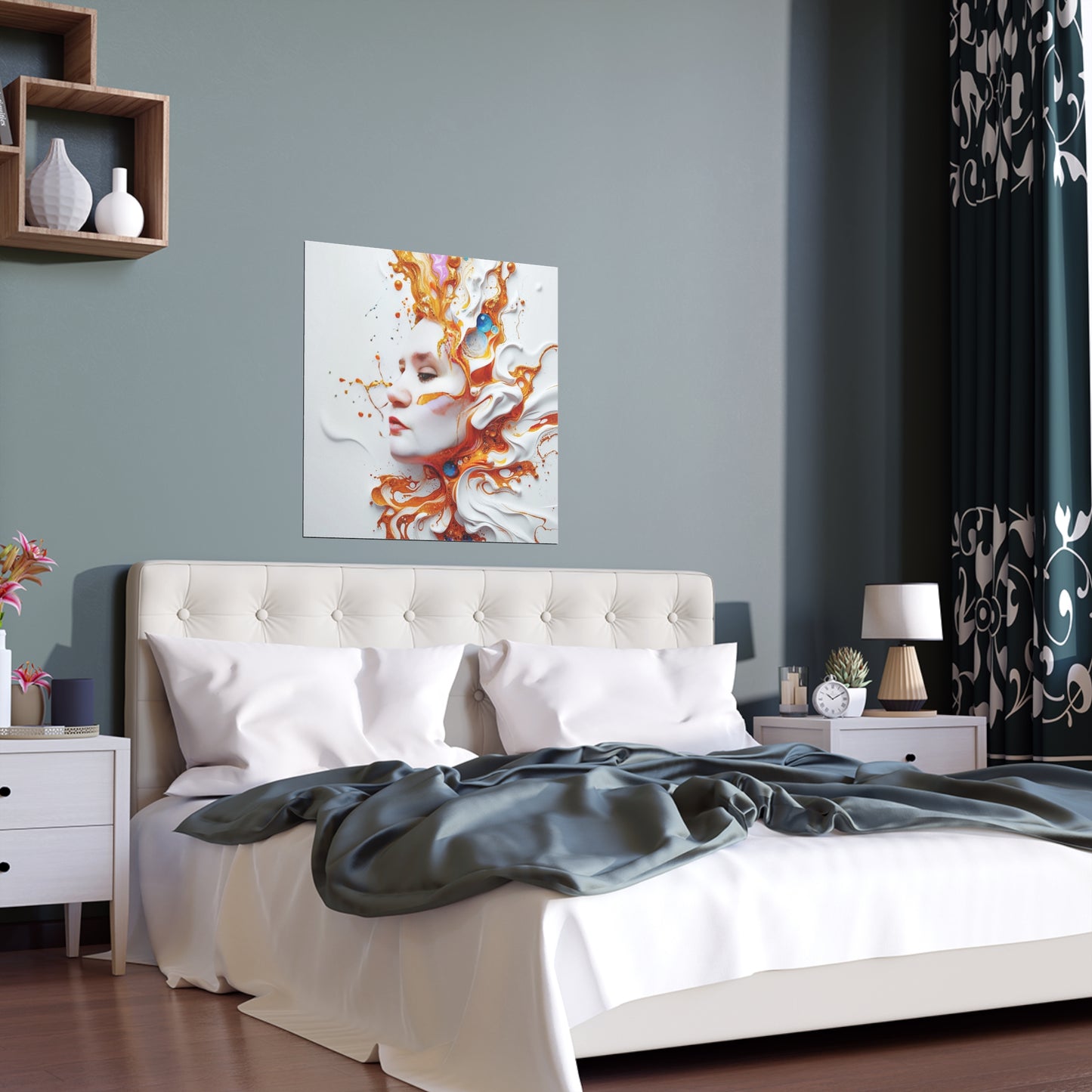 Indoor and Outdoor Silk Posters (Square 37)
