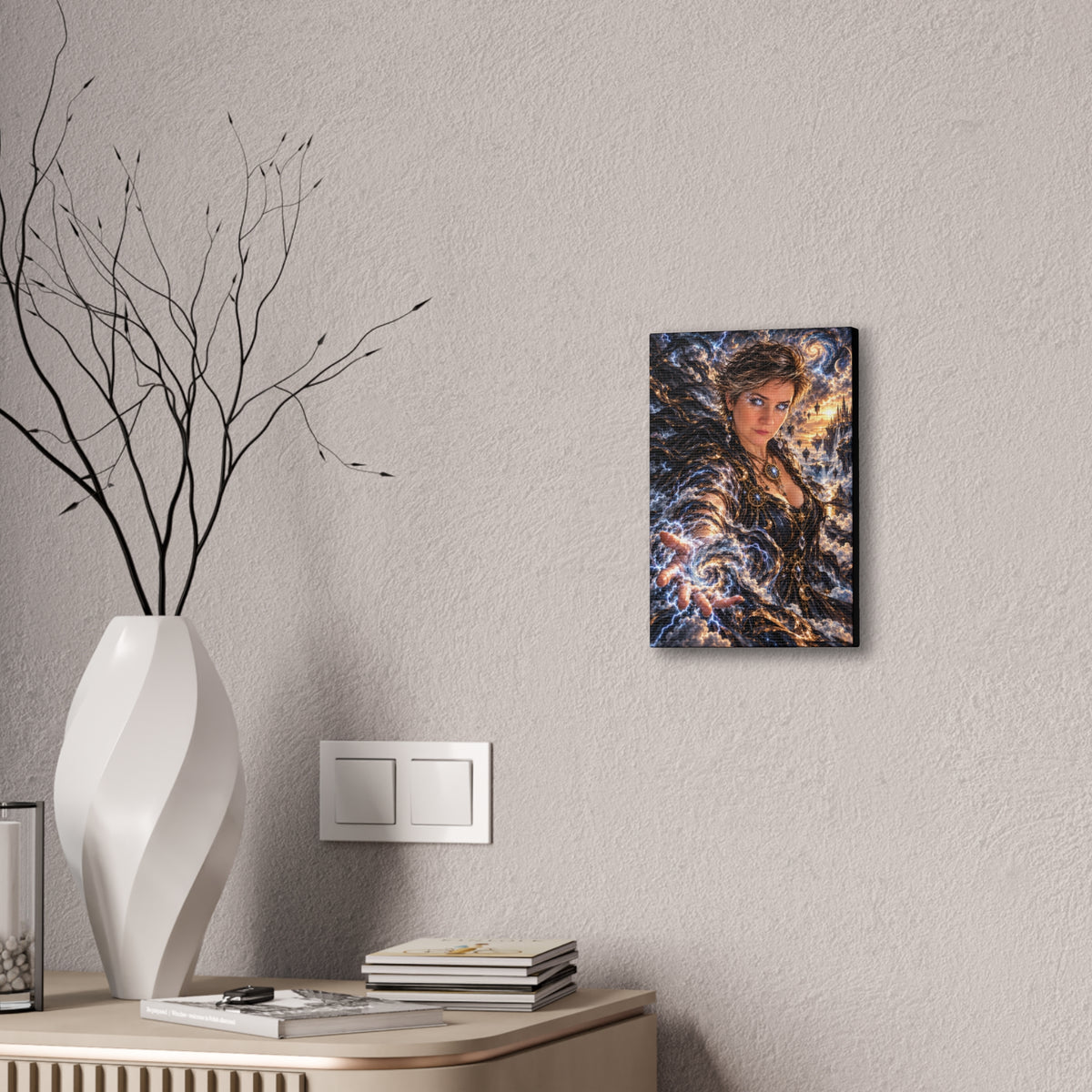 Become the Storm – Powerful Lightning Fantasy Art Print