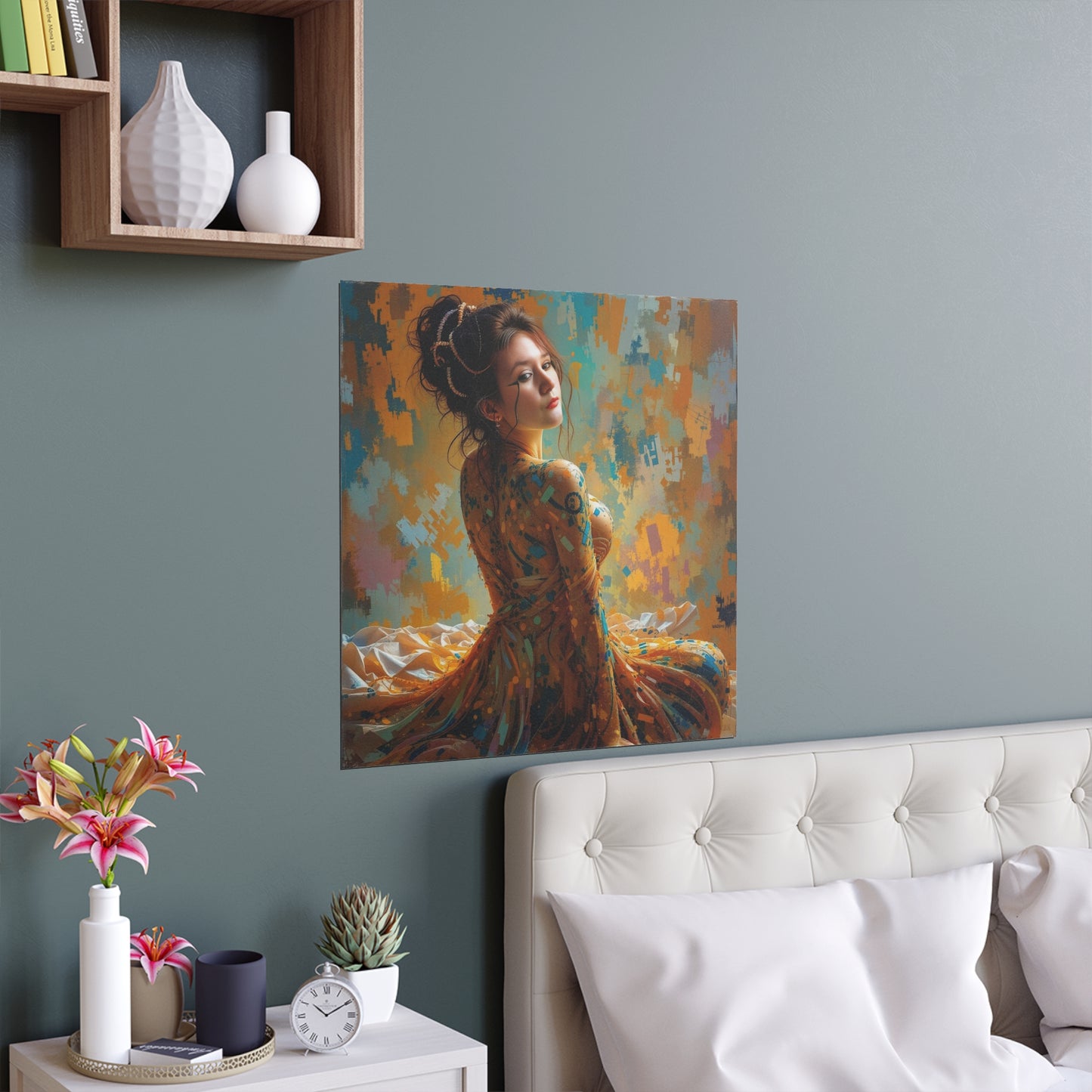 Indoor and Outdoor Silk Posters (Square 39)