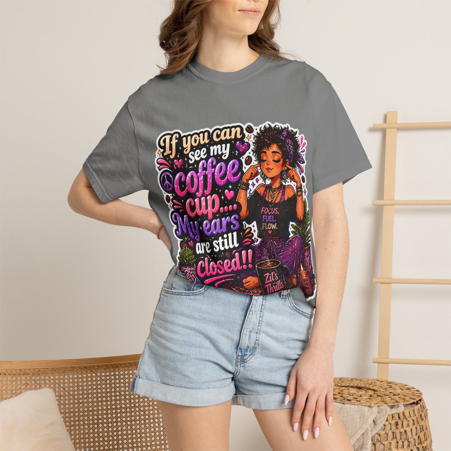 Coffee First, Then Words Tee