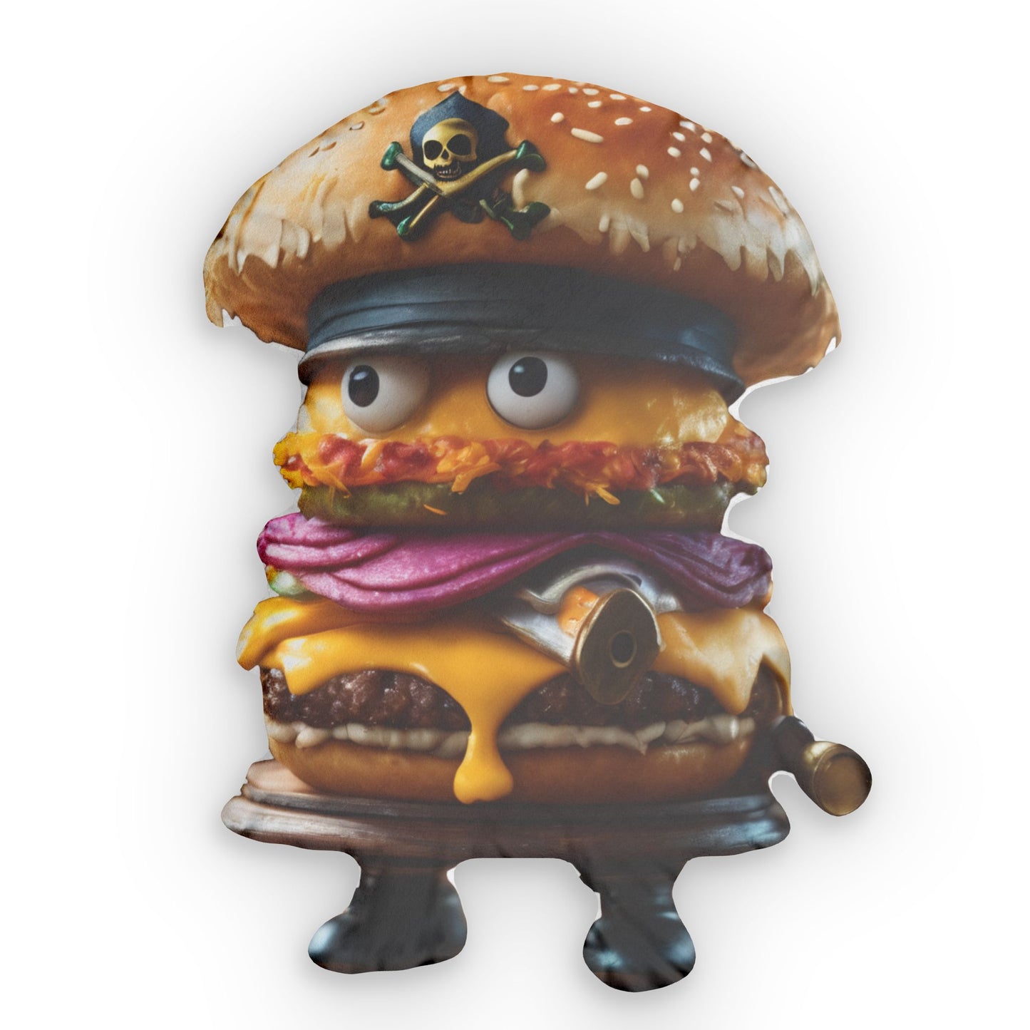 Food Shaped Pillows (Burger Pirate)