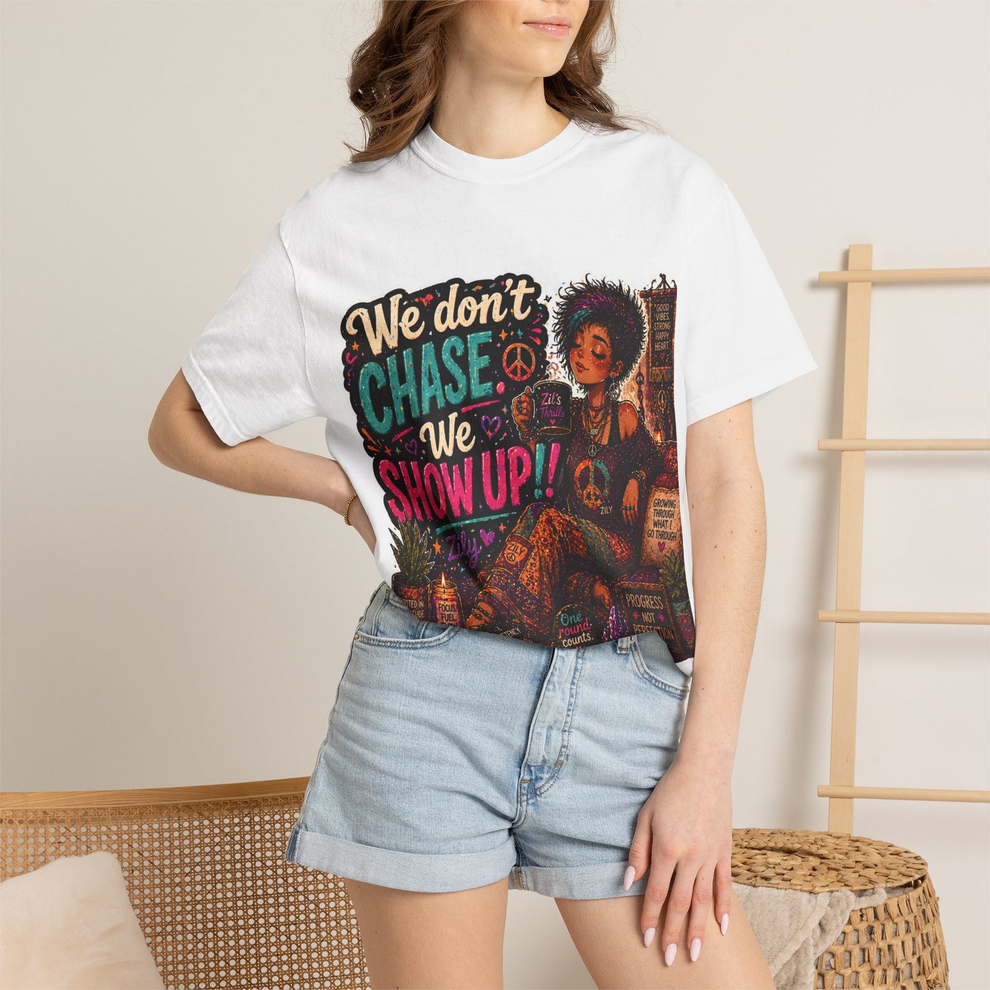 Show Up Over Chase Tee