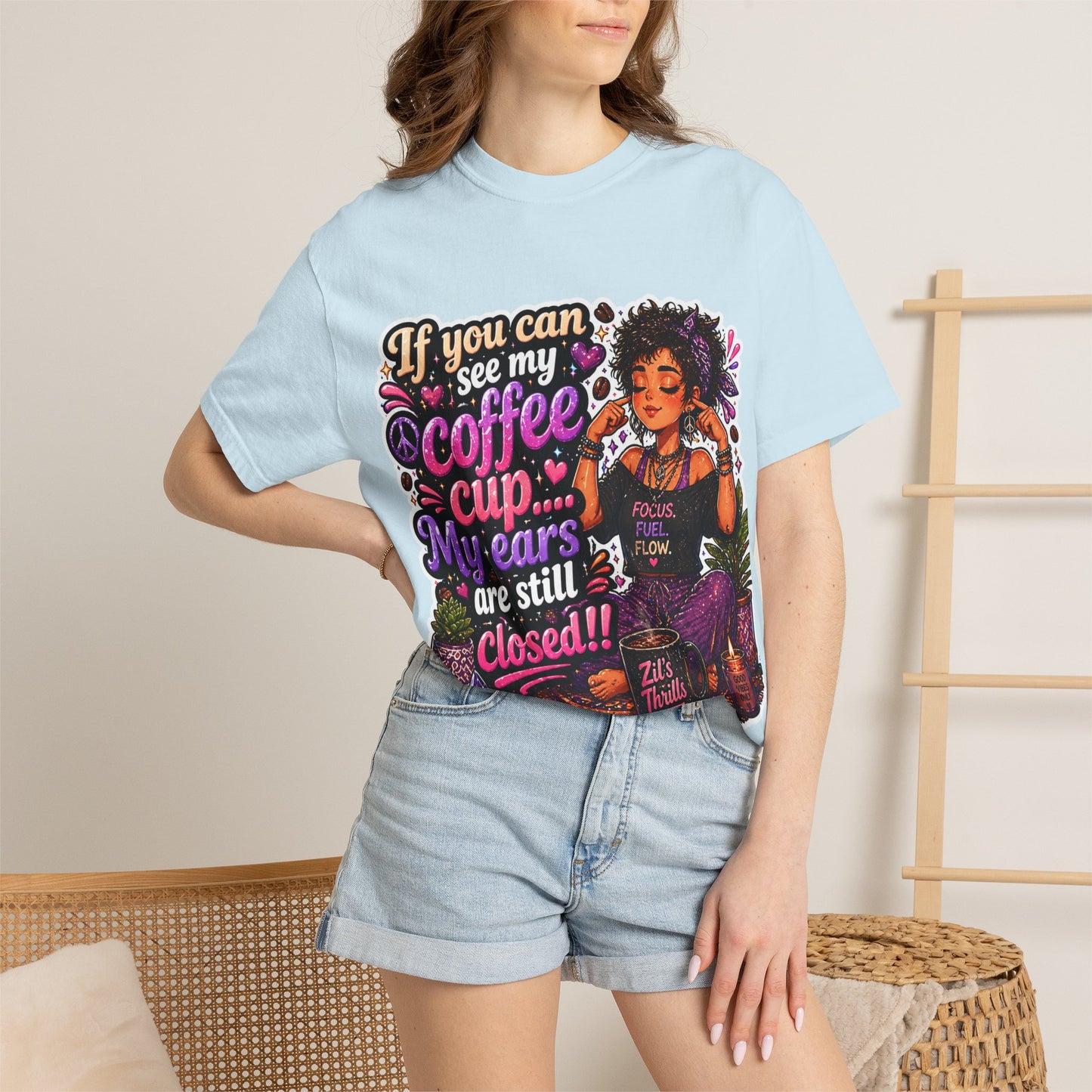 Coffee First, Then Words Tee