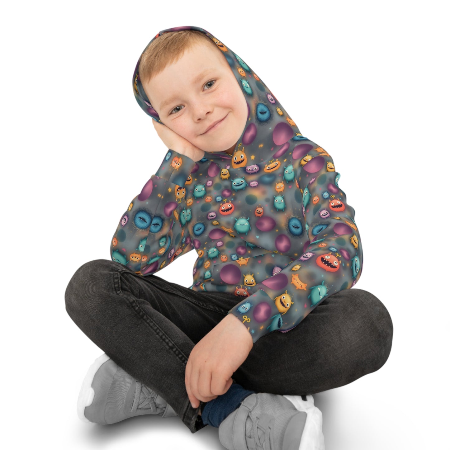 Cosmic Bubble Monster Bash Youth Hoodie