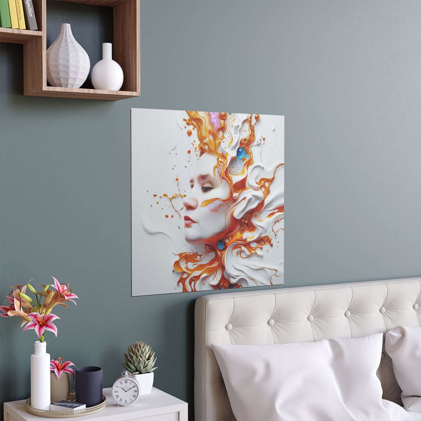 Indoor and Outdoor Silk Posters (Square 37)