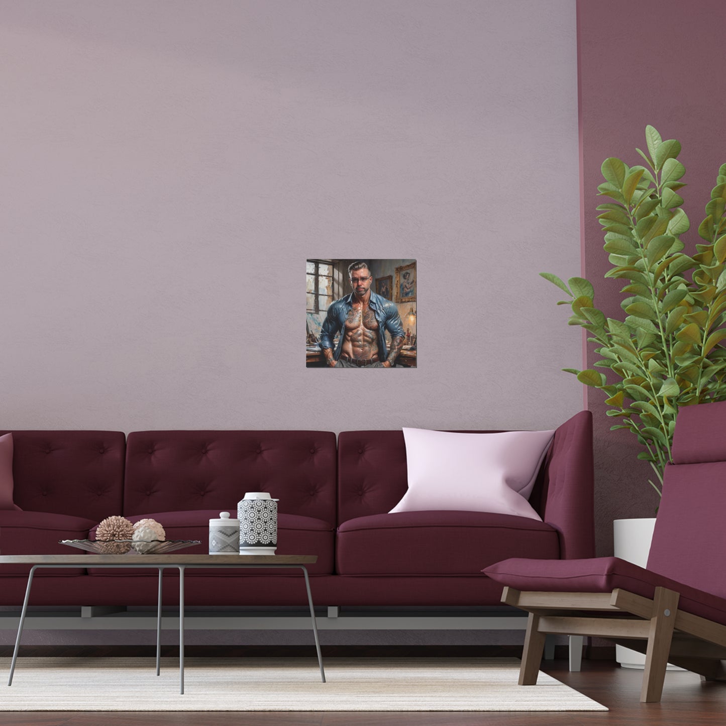 Indoor and Outdoor Silk Posters (Square 2)