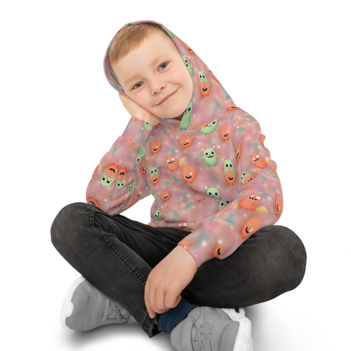 Peachy Monster Parade Youth Hoodie