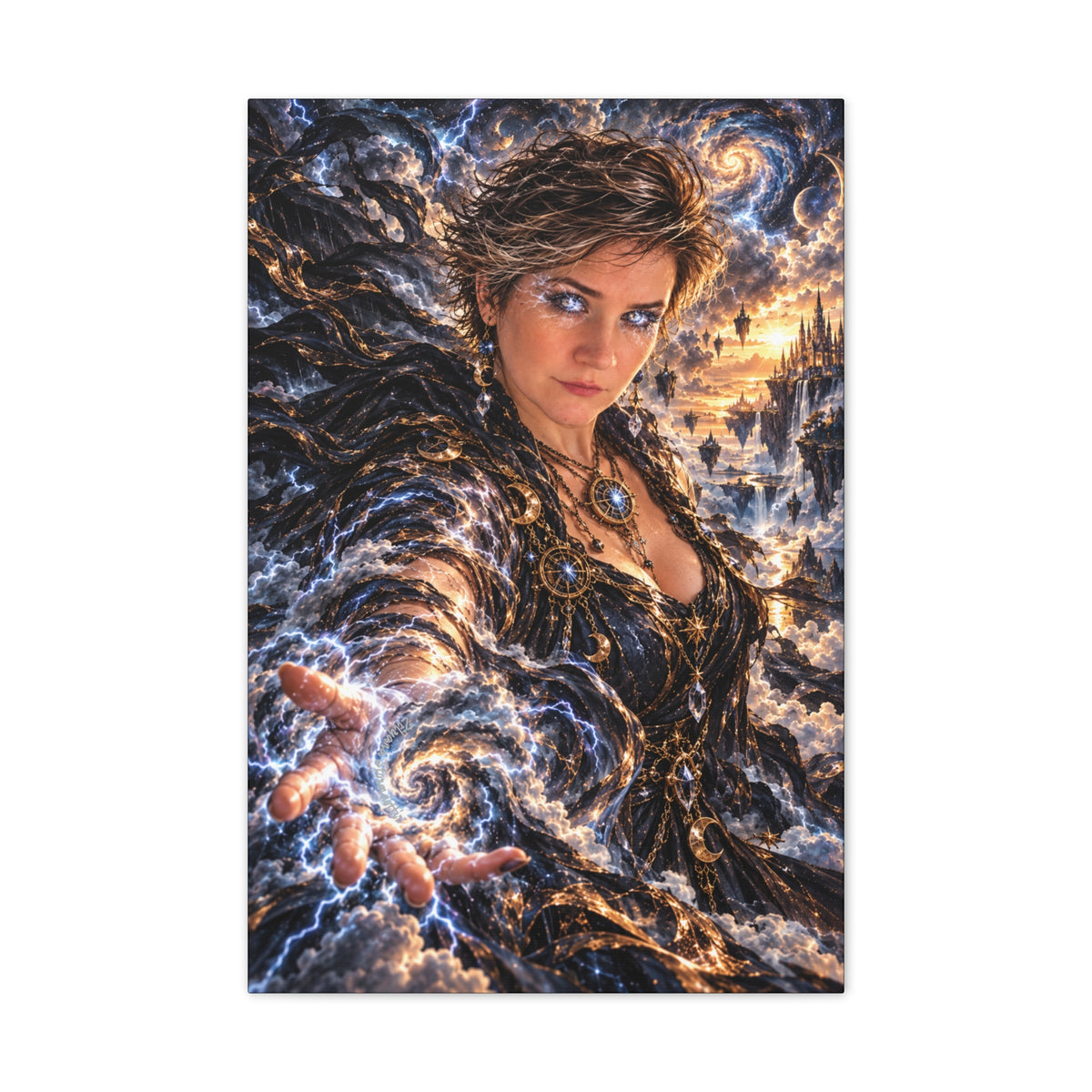 Become the Storm – Powerful Lightning Fantasy Art Print