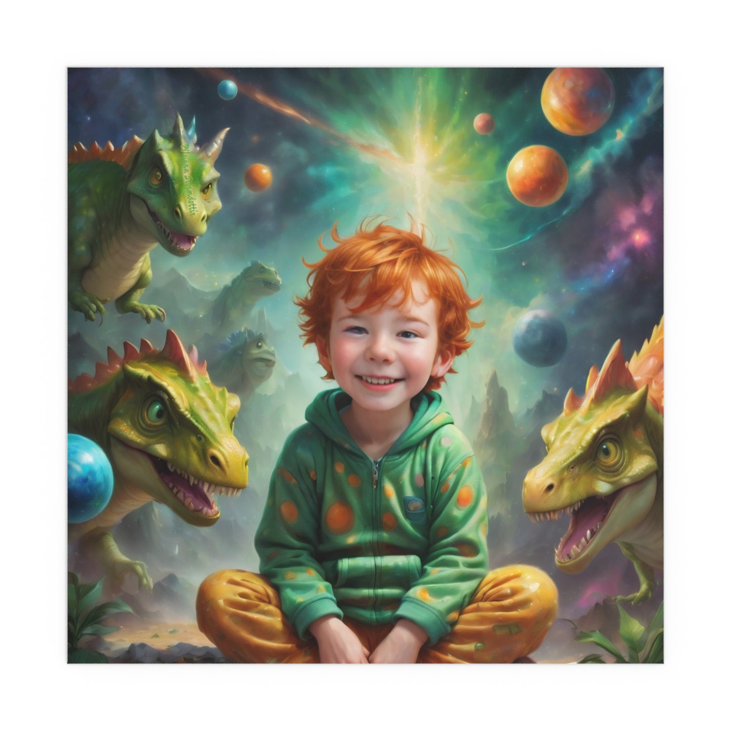 Indoor and Outdoor Silk Posters (Square 38)