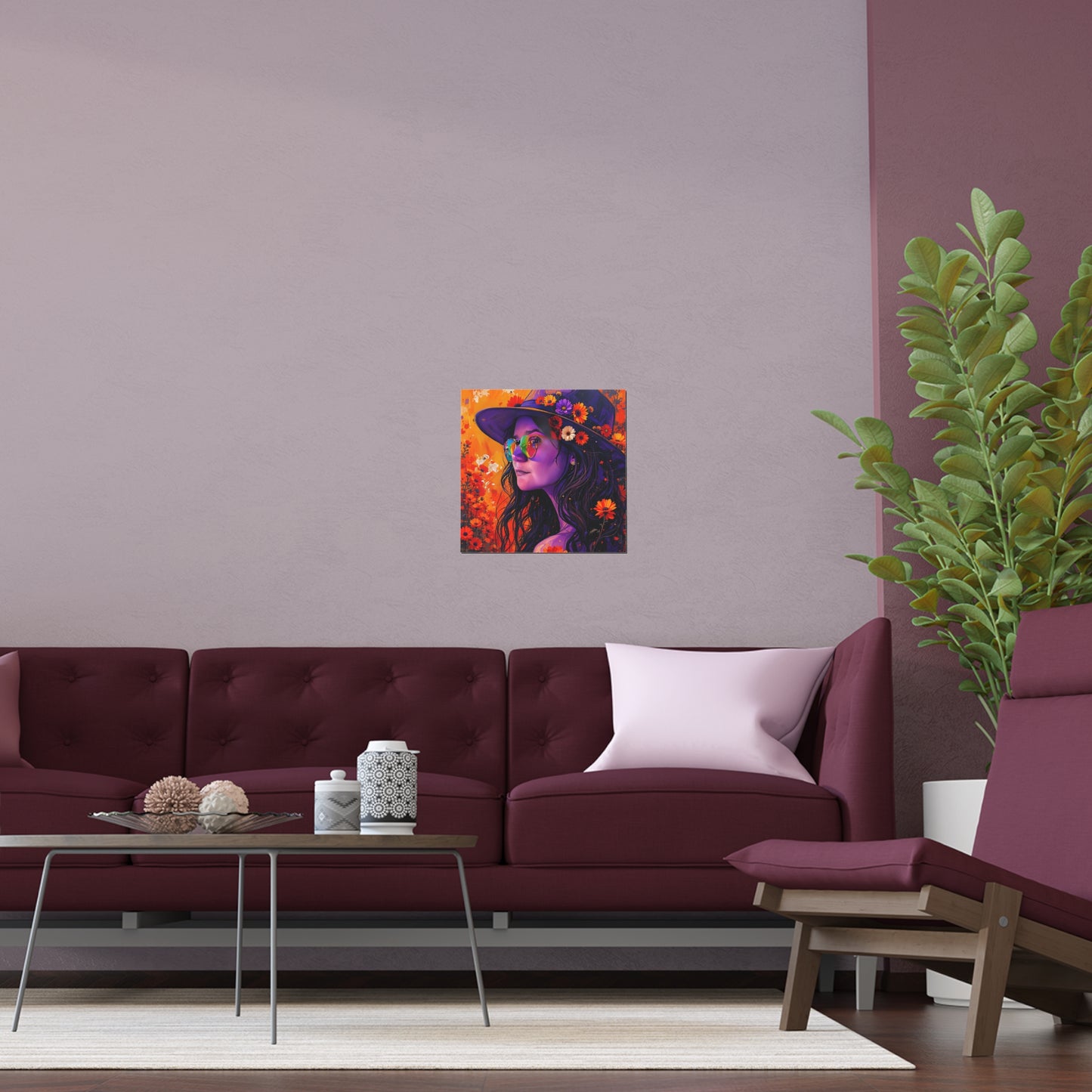 Indoor and Outdoor Silk Posters (Square 36)