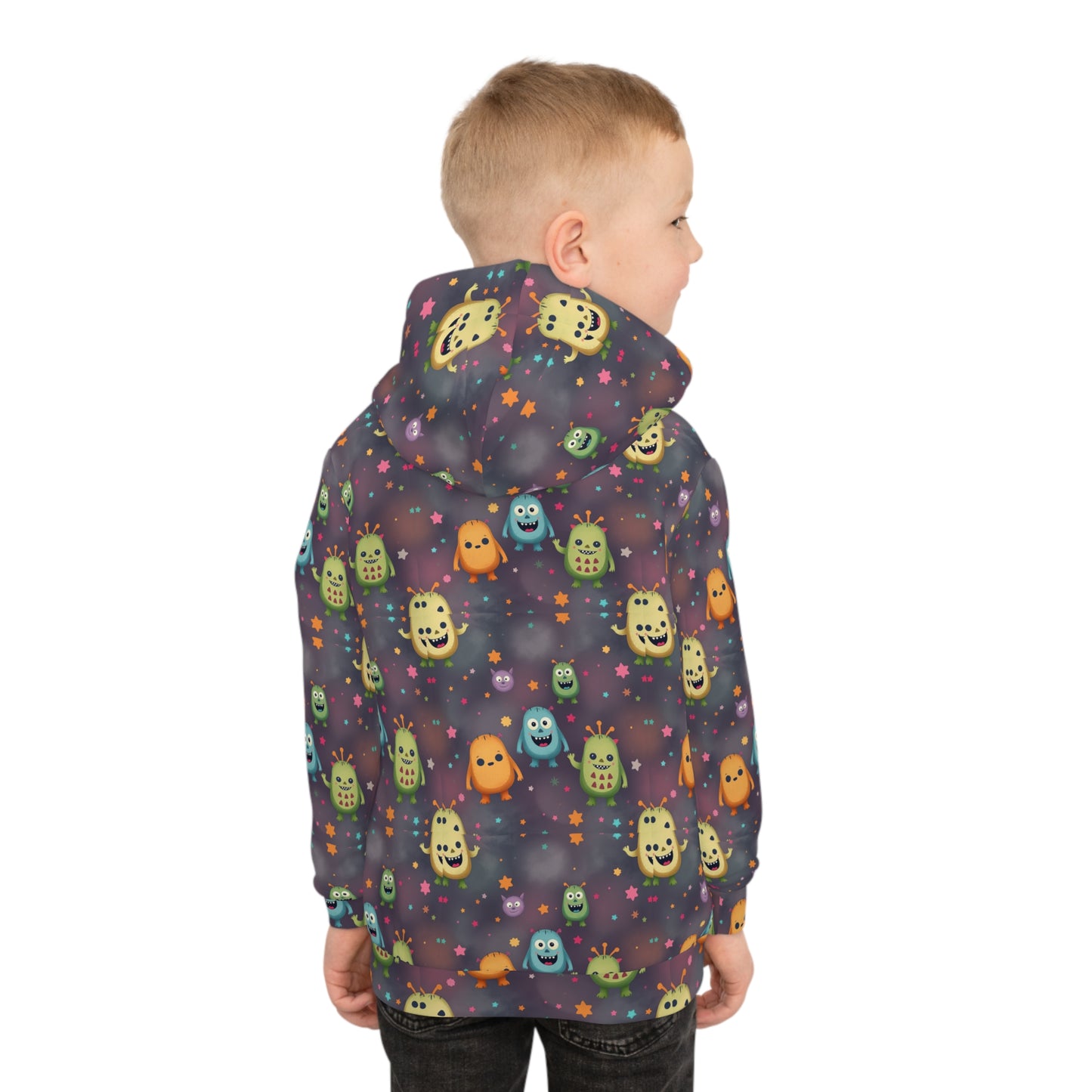 Starry Monster Mischief Youth Hoodie