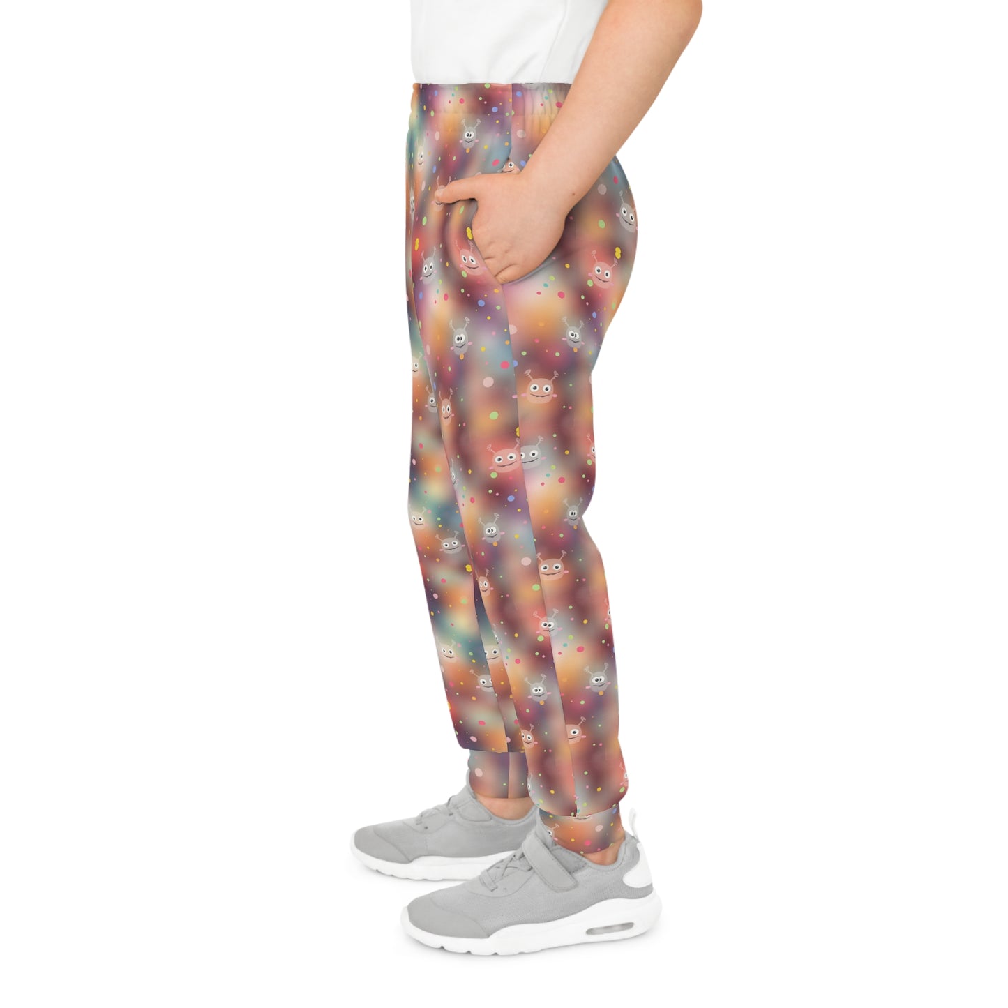 Cosmic Sprinkle Bots Monster Youth Joggers