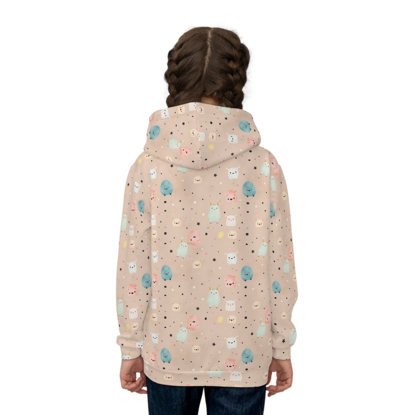 Peachy Pocket Pals Youth Hoodie