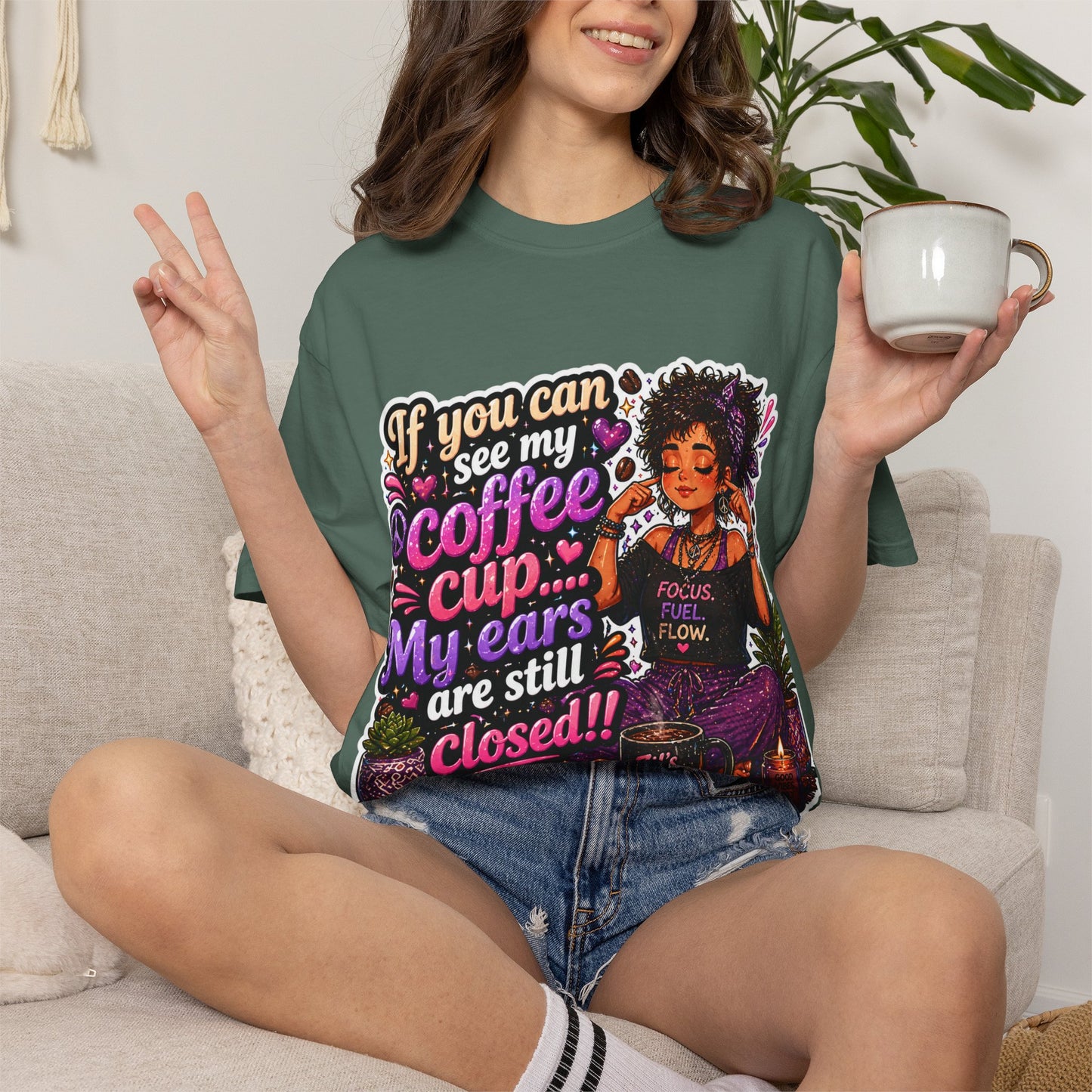 Coffee First, Then Words Tee