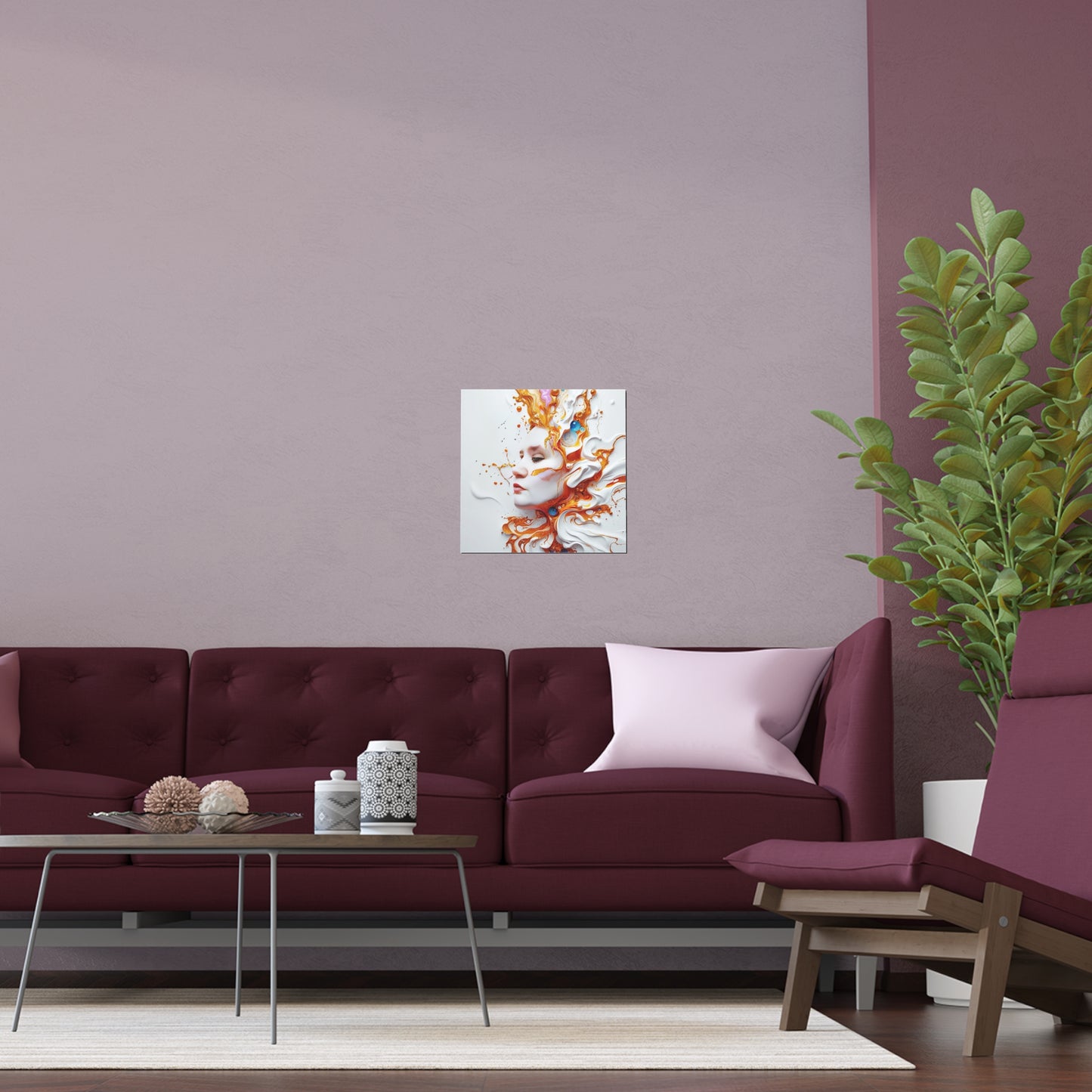 Indoor and Outdoor Silk Posters (Square 37)