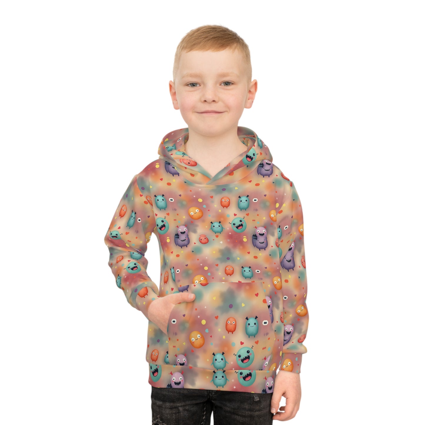 Confetti Critter Carnival Youth Hoodie