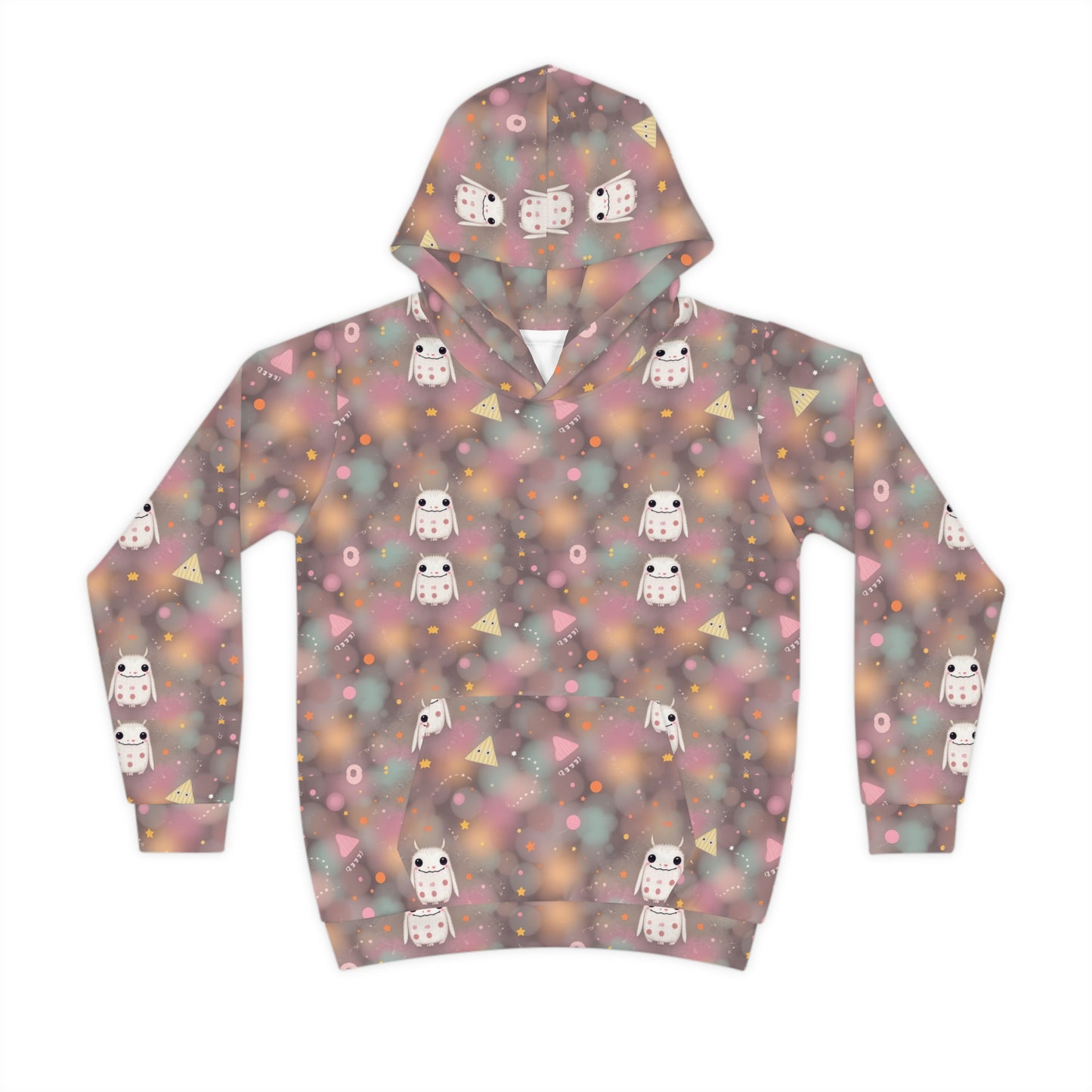 Marshmallow Moonbeam Monsters Youth Hoodie