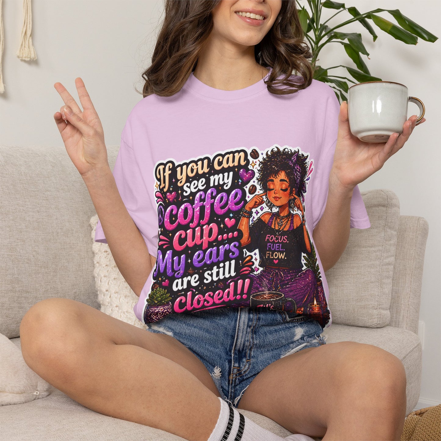 Coffee First, Then Words Tee