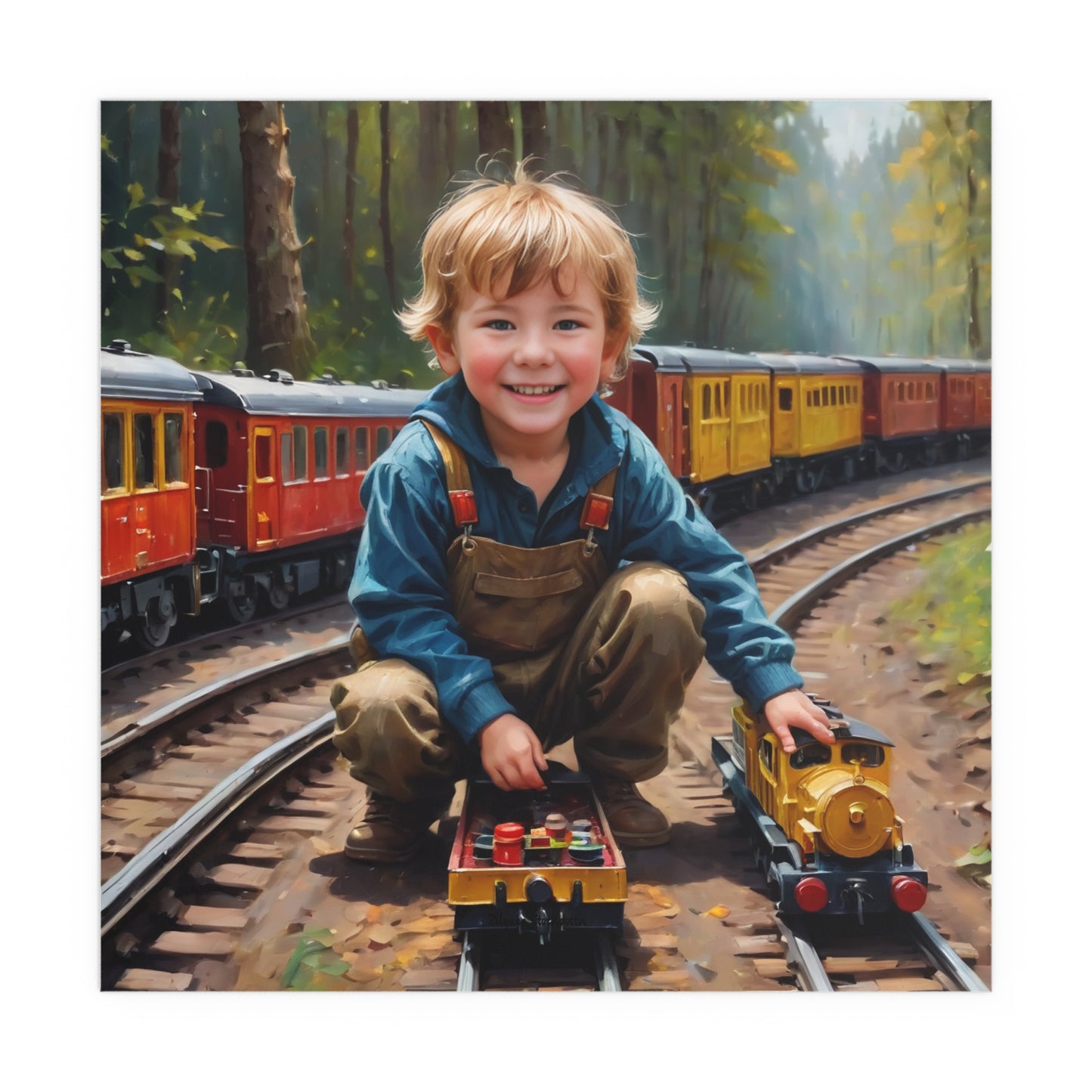 Indoor and Outdoor Silk Posters (Square 42)