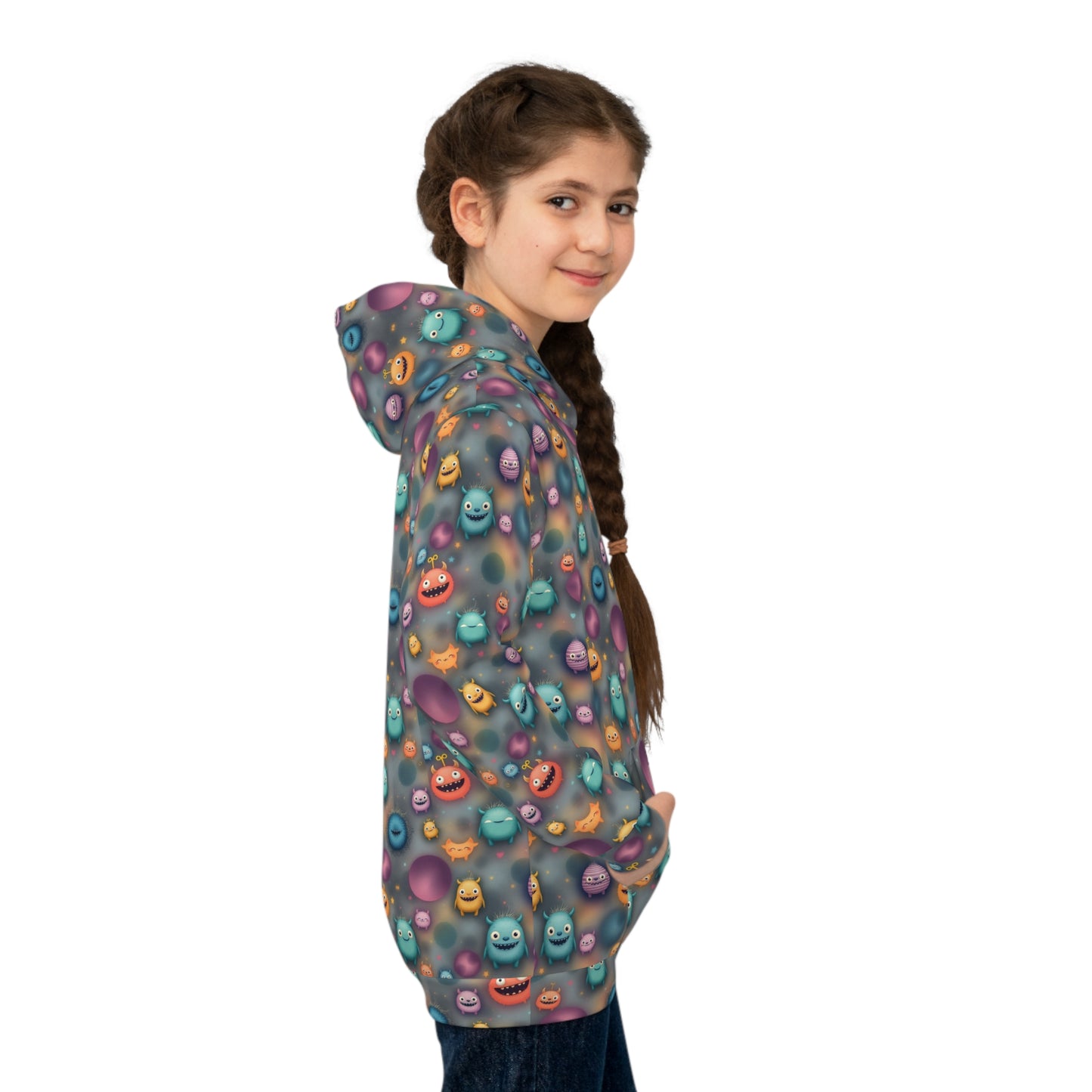 Cosmic Bubble Monster Bash Youth Hoodie