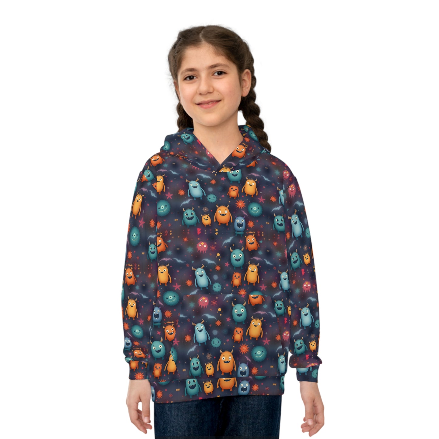 Midnight Monster Mischief Youth Hoodie