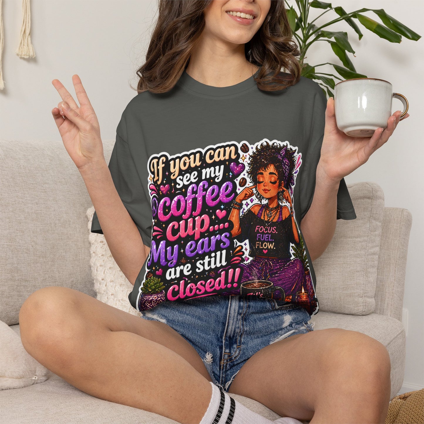 Coffee First, Then Words Tee