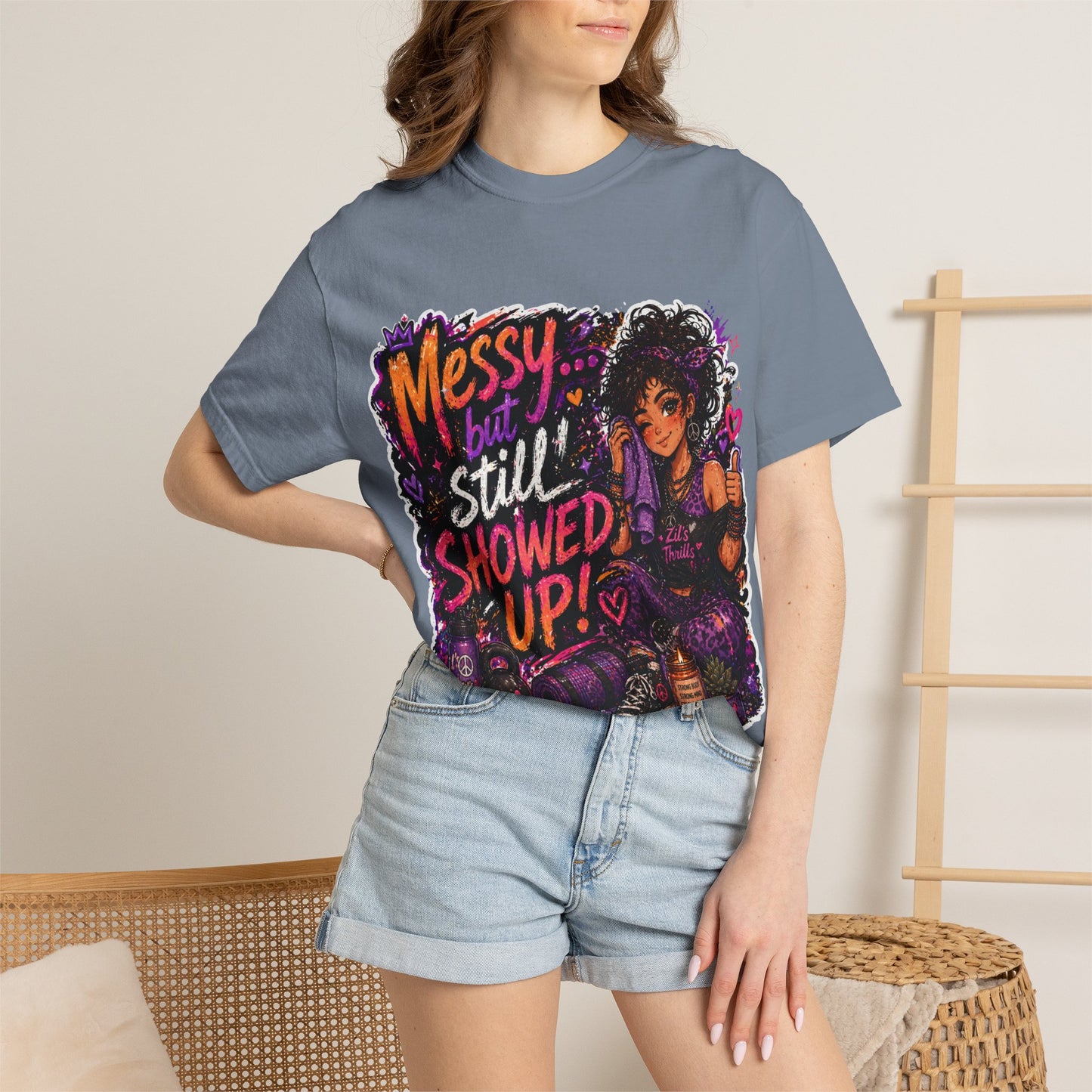 Messy Showed Up Tee