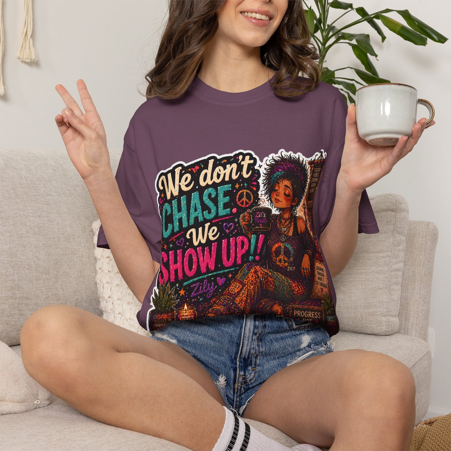 Show Up Over Chase Tee