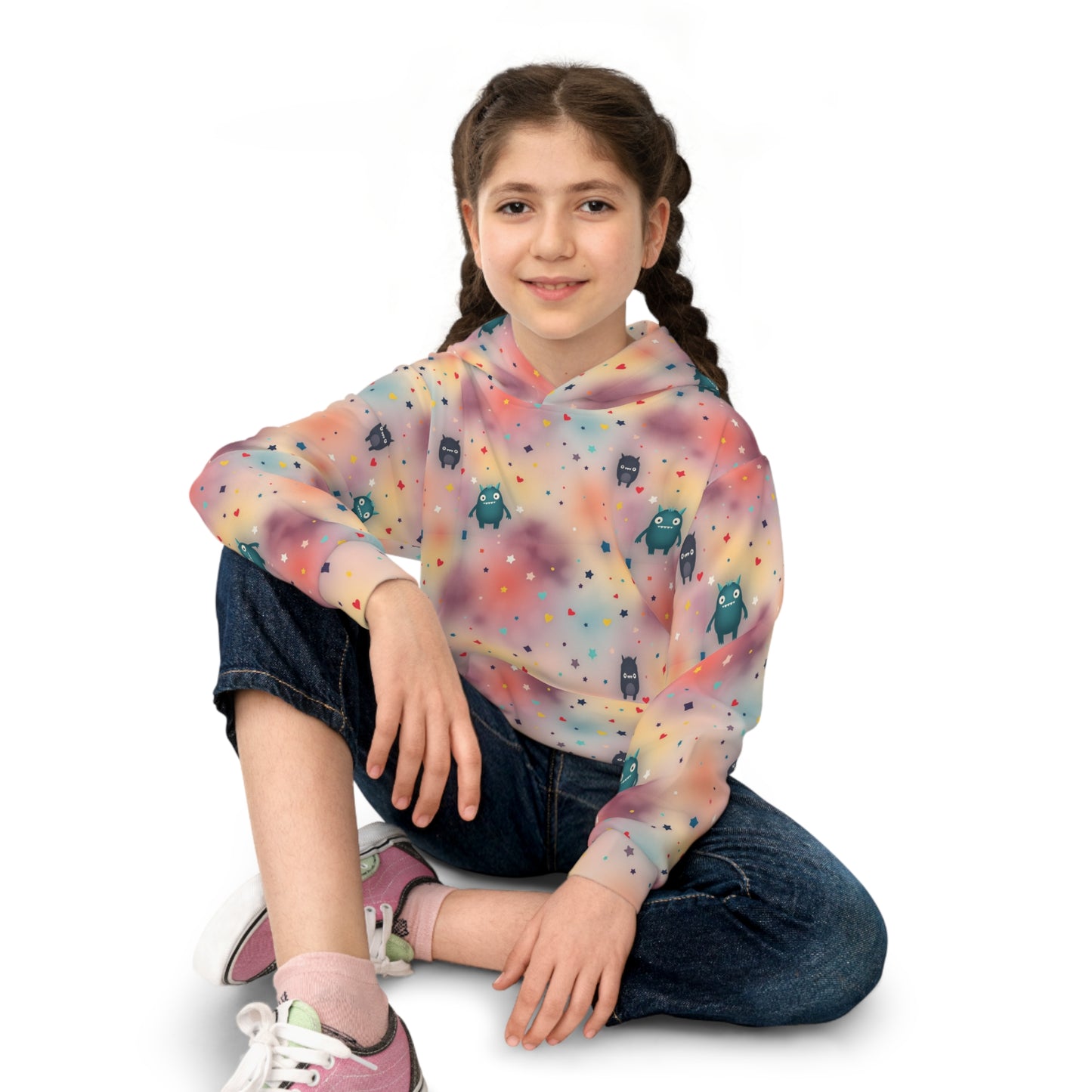 Pastel Monster Stardust Youth Hoodie