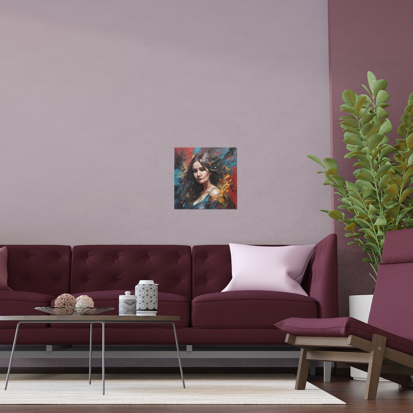 Indoor and Outdoor Silk Posters (Square 9)