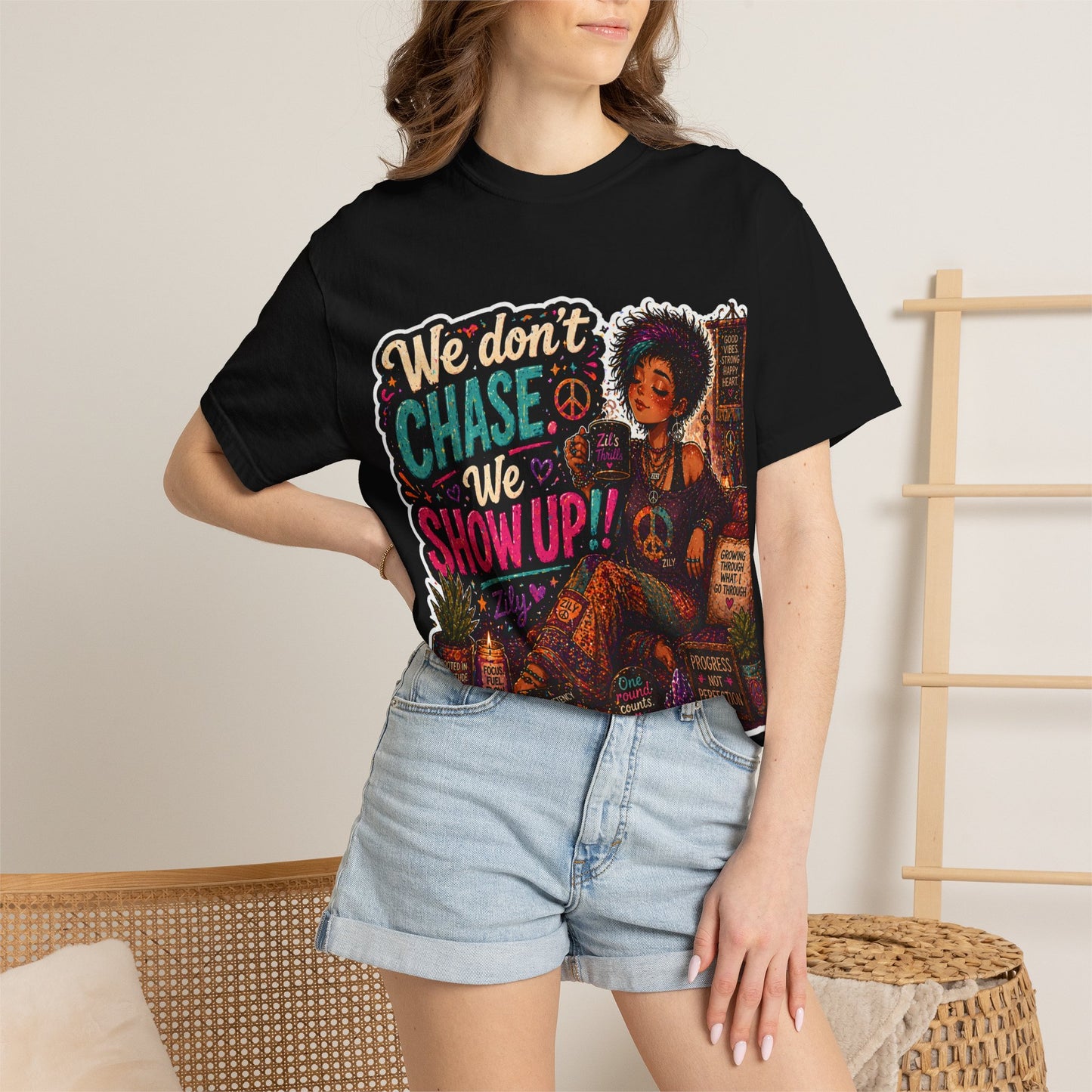 Show Up Over Chase Tee