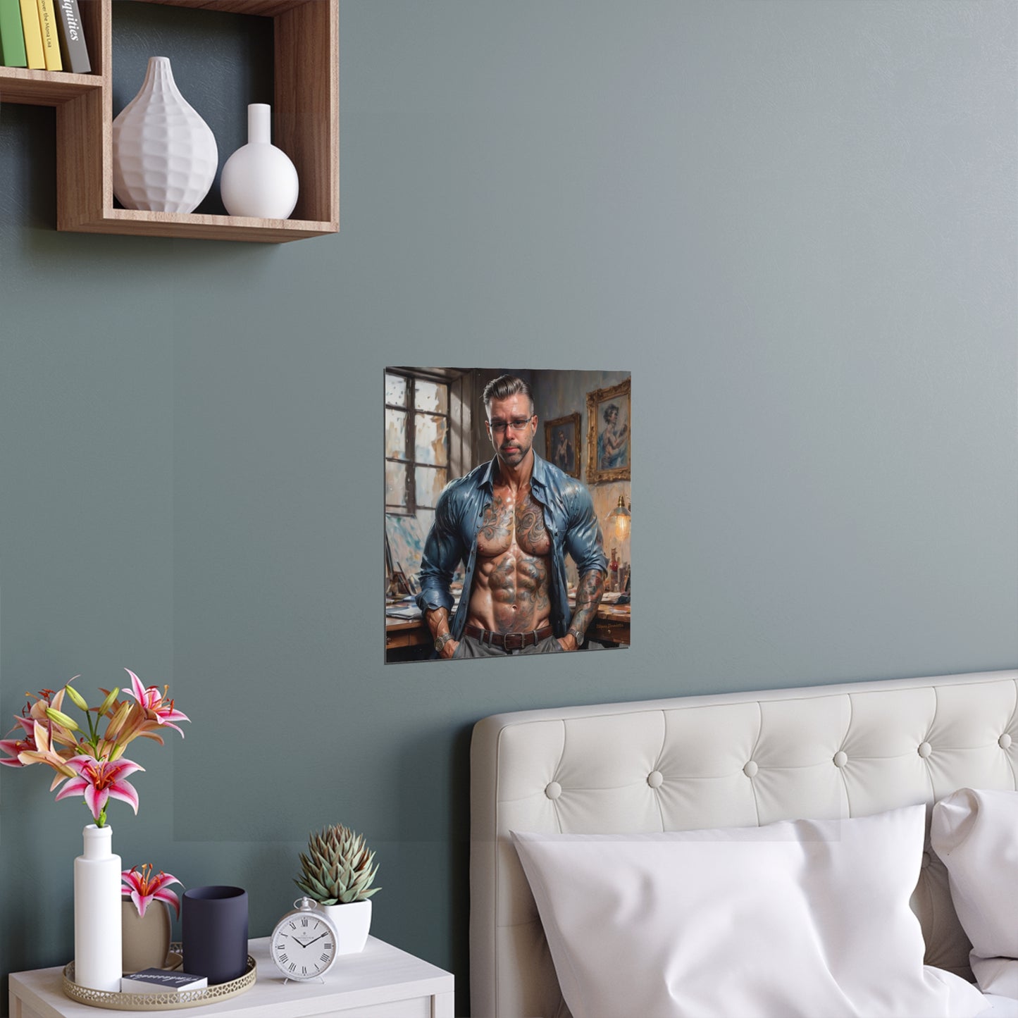 Indoor and Outdoor Silk Posters (Square 2)