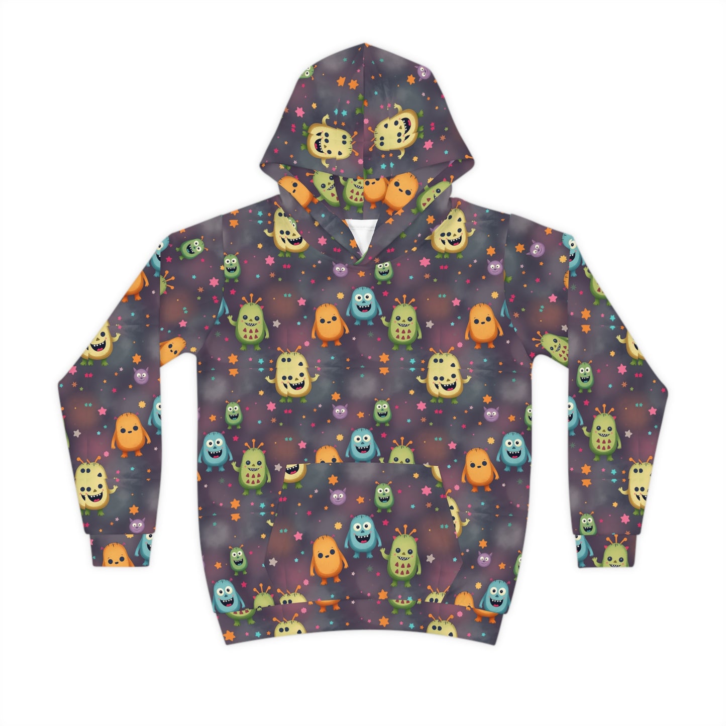 Starry Monster Mischief Youth Hoodie