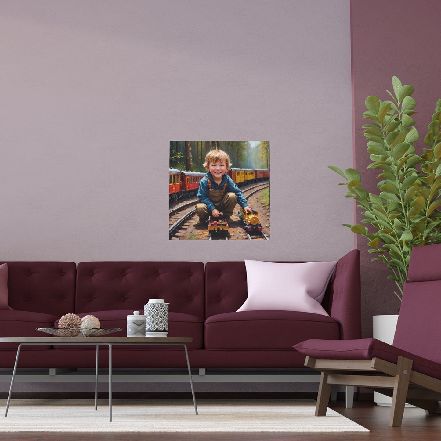 Indoor and Outdoor Silk Posters (Square 42)