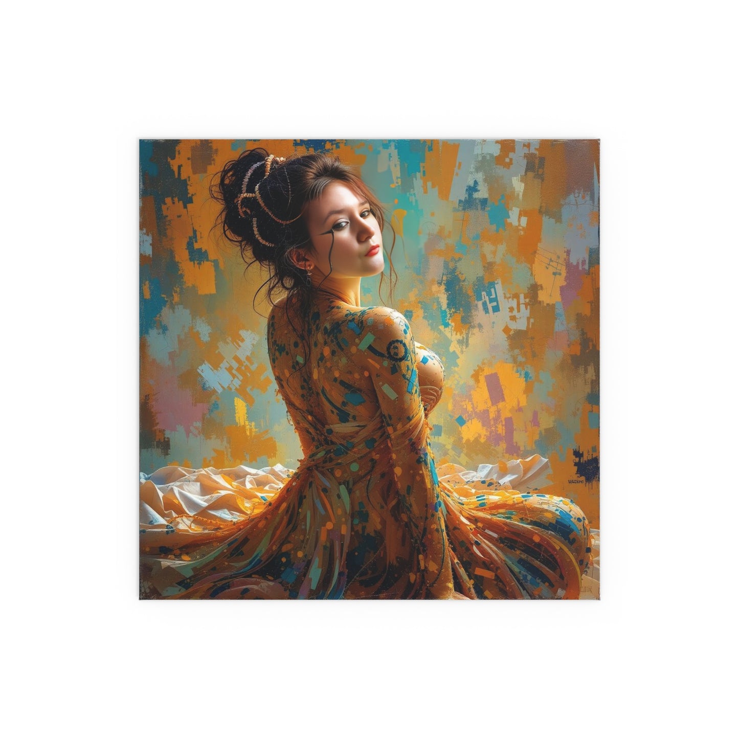 Indoor and Outdoor Silk Posters (Square 39)
