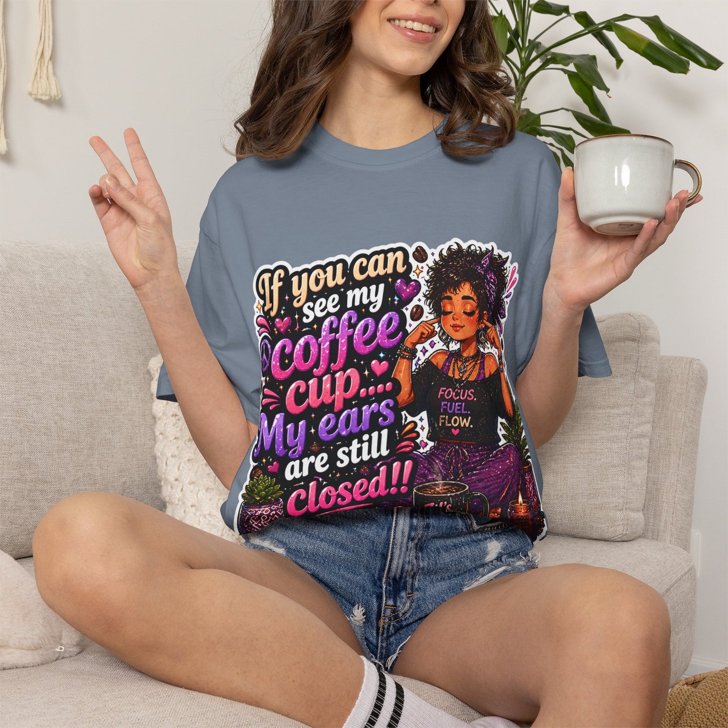 Coffee First, Then Words Tee
