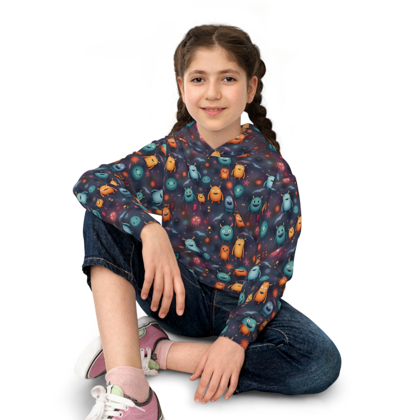 Midnight Monster Mischief Youth Hoodie